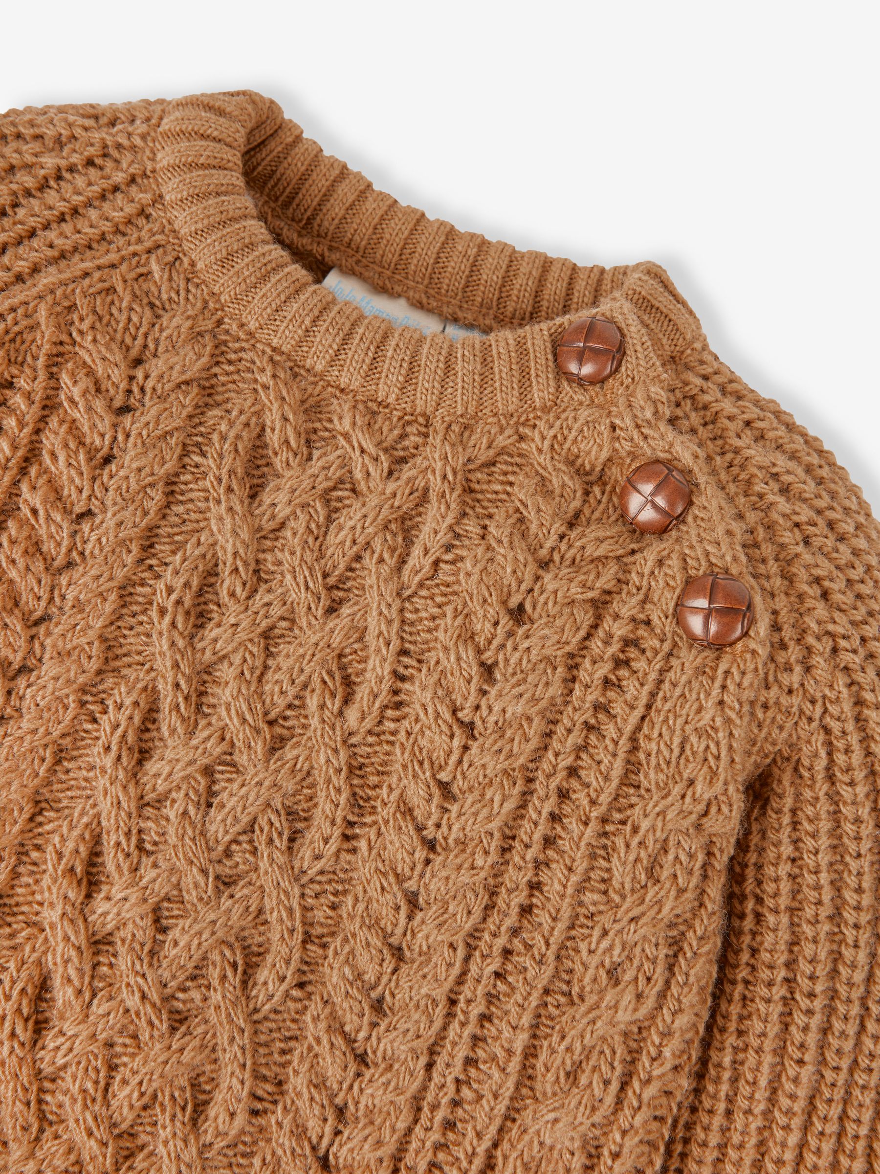 Brown Cosy Cable Jumper - Image 5 of 5