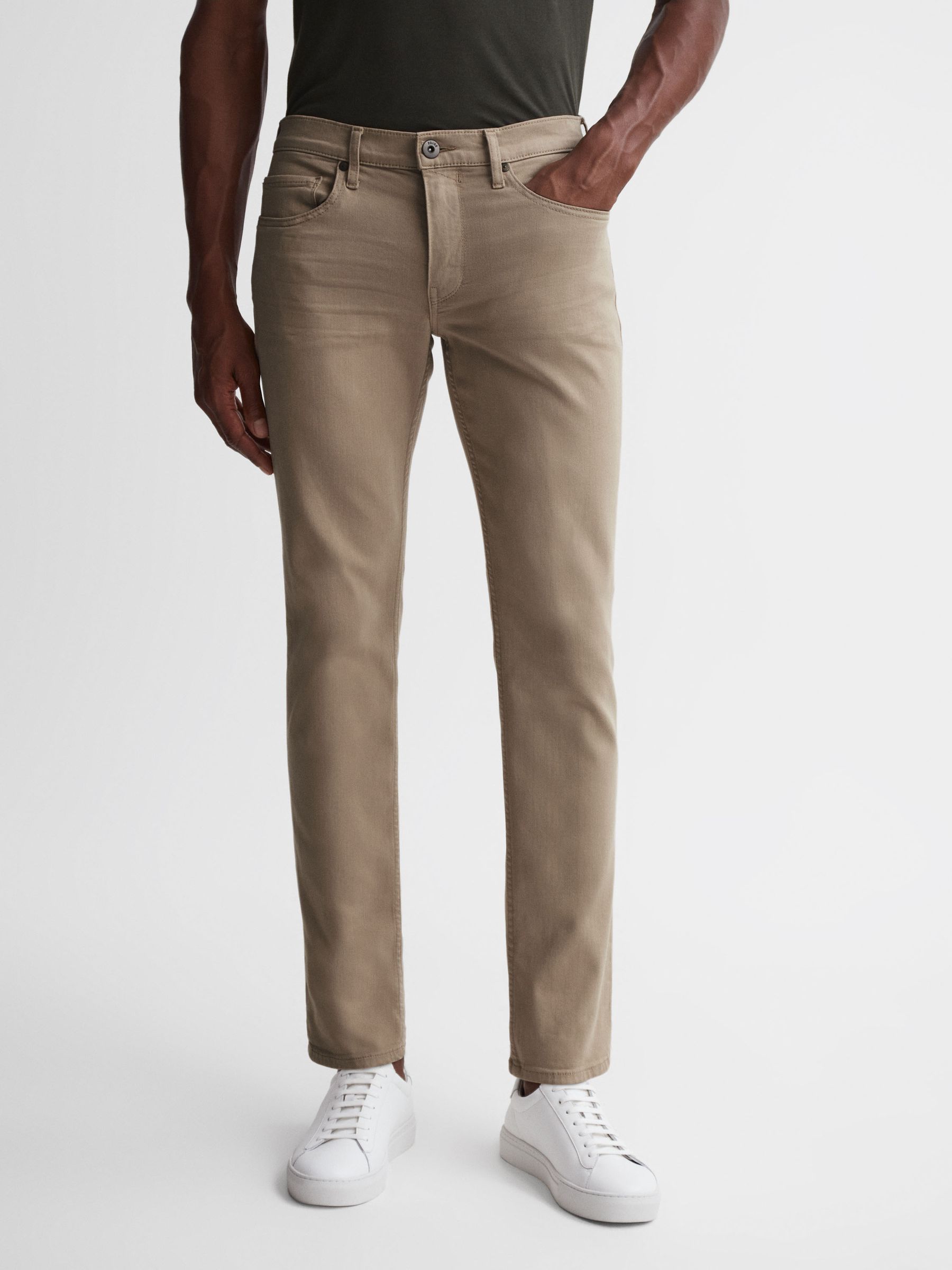 Paige High Stretch Jeans in Wheat Harvest - Image 1 of 4