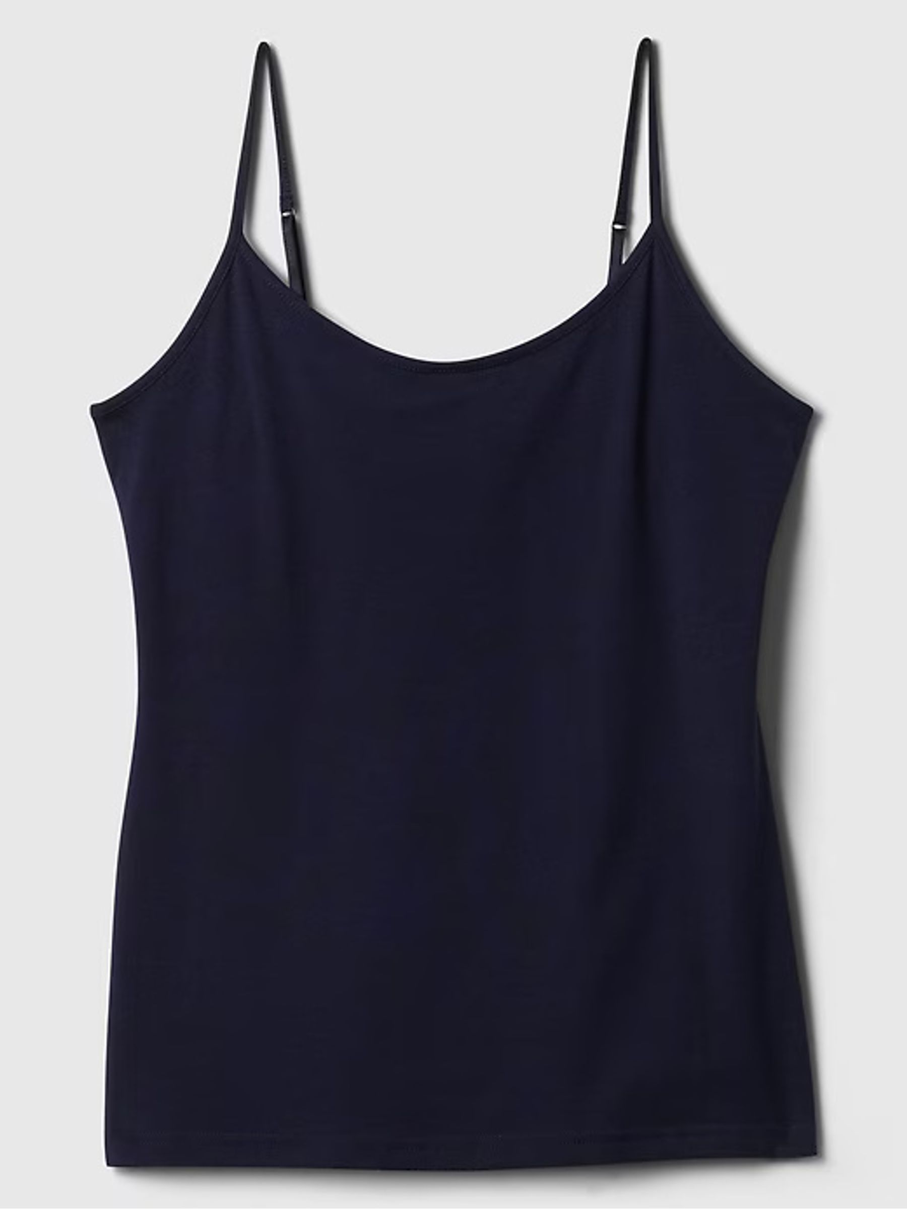 Navy Blue Fitted Adjustable Strappy Top - Image 5 of 5