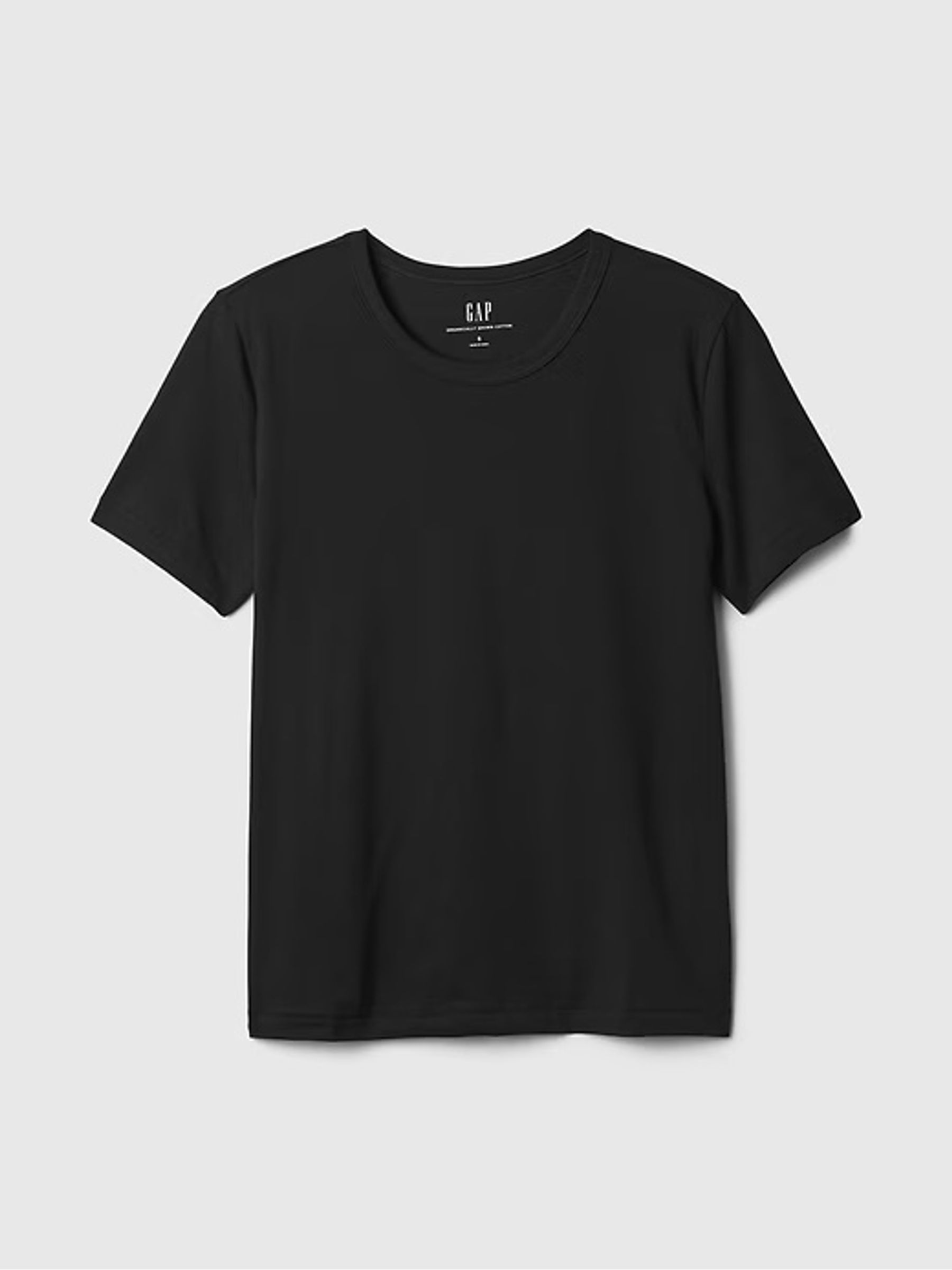 Black Vintage Crew Neck Short Sleeve T-Shirt - Image 4 of 4