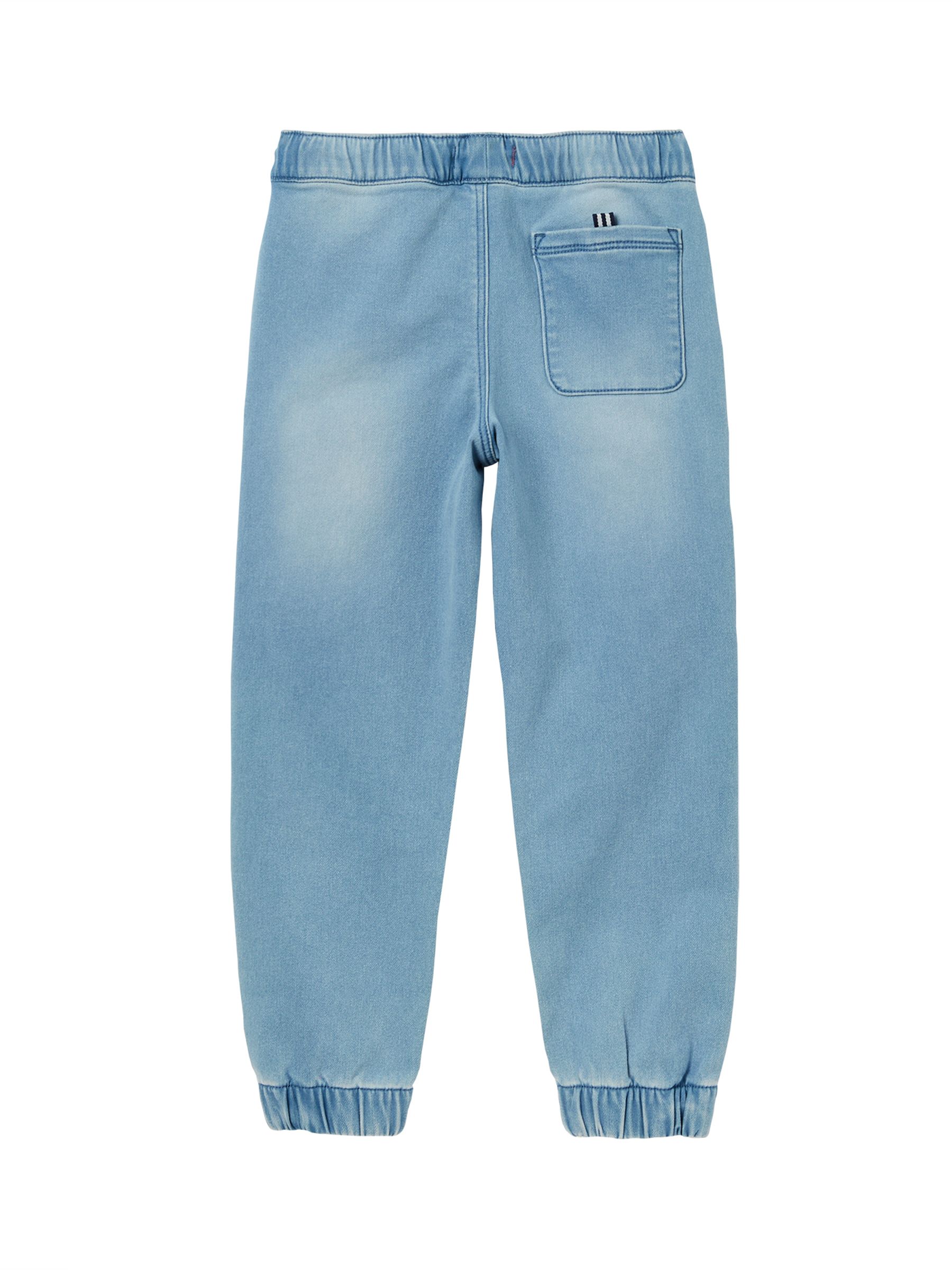 Logan Blue Jersey Joggers - Image 2 of 6 Logan Blue Jersey Joggers - Image 2 of 6