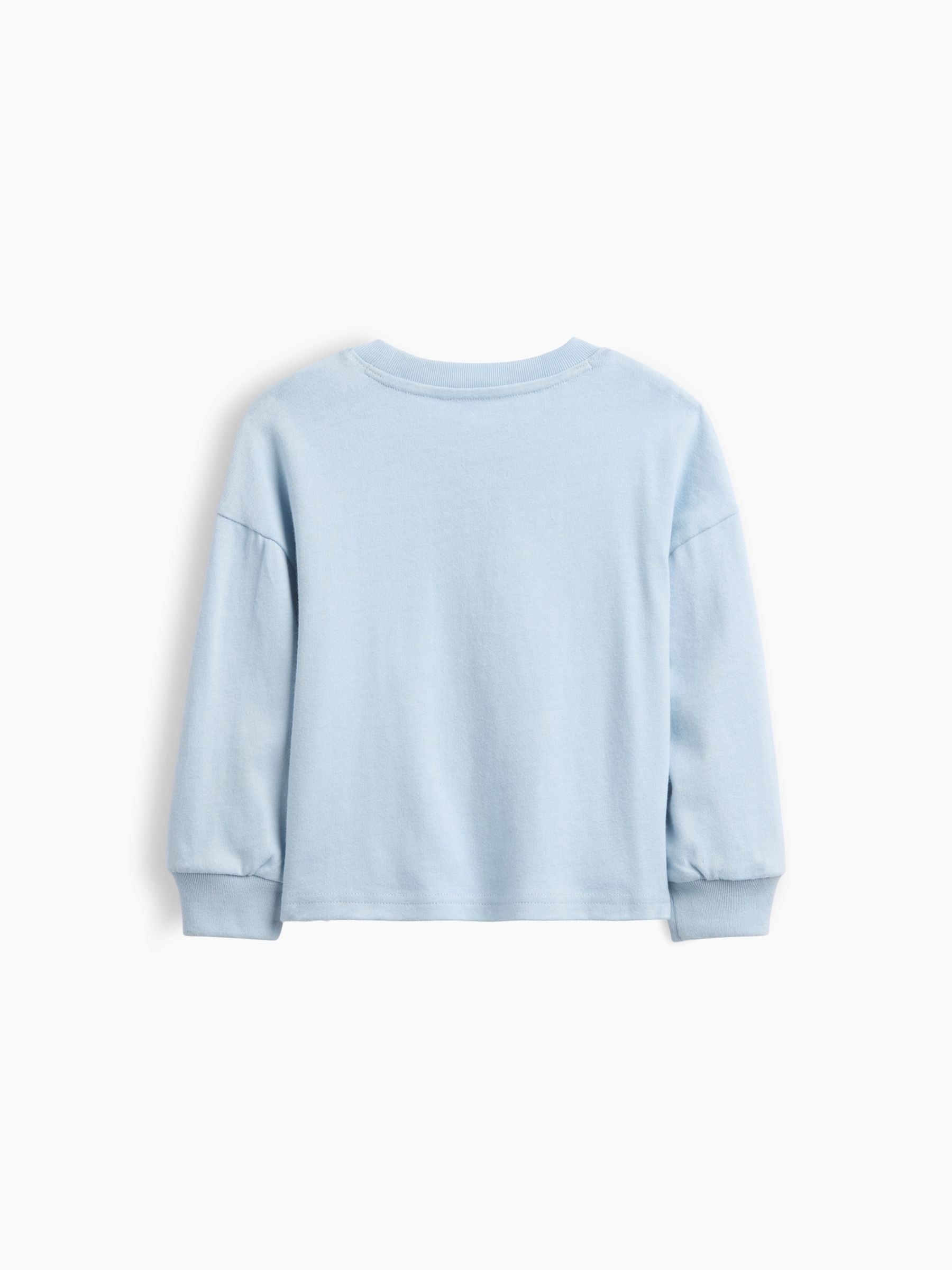 Blue Heavyweight Long Sleeve T-Shirt - Image 2 of 2 Blue Heavyweight Long Sleeve T-Shirt - Image 2 of 2