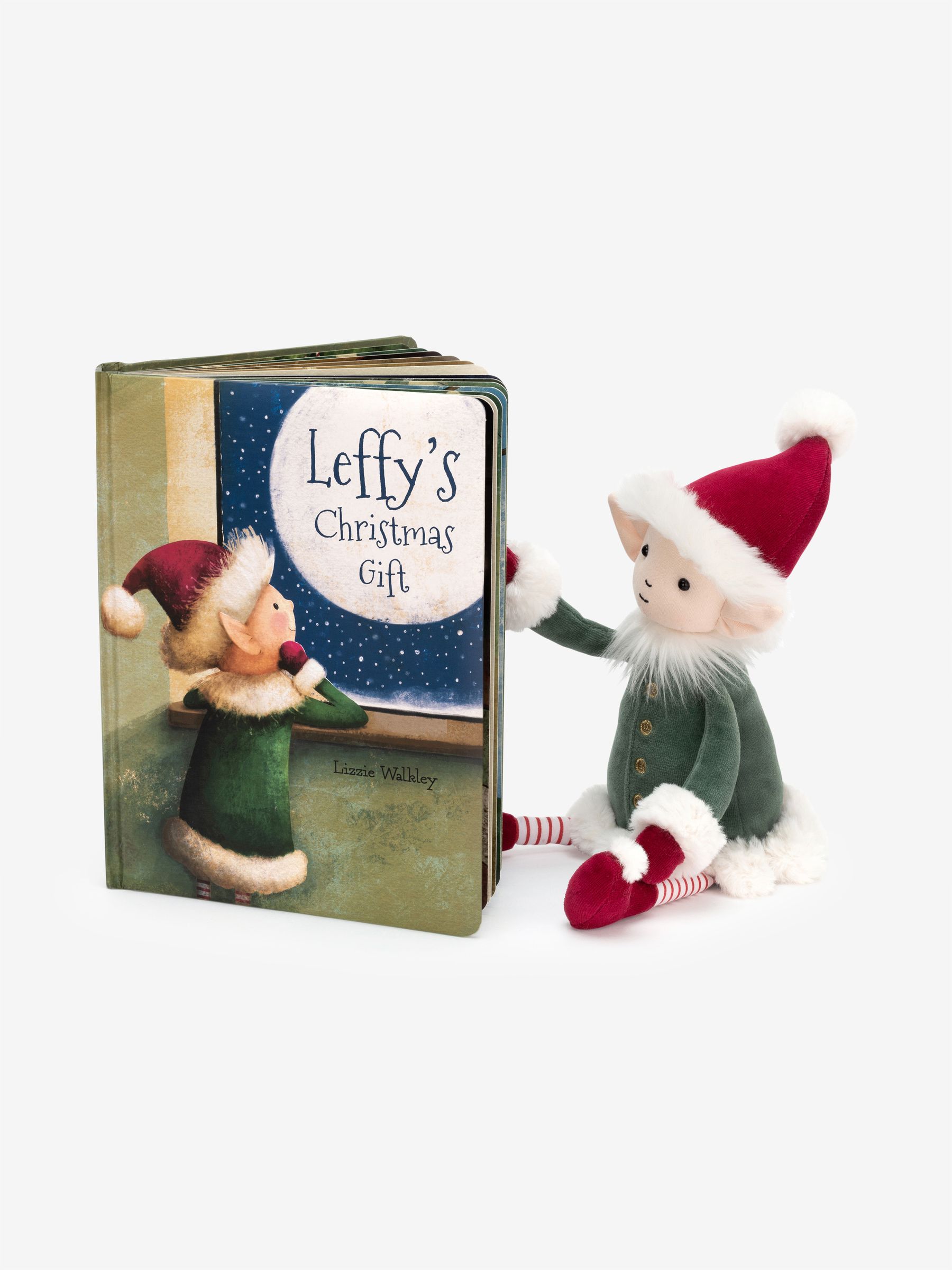 Jellycat Leffy's Christmas Gift Book - Image 1 of 3