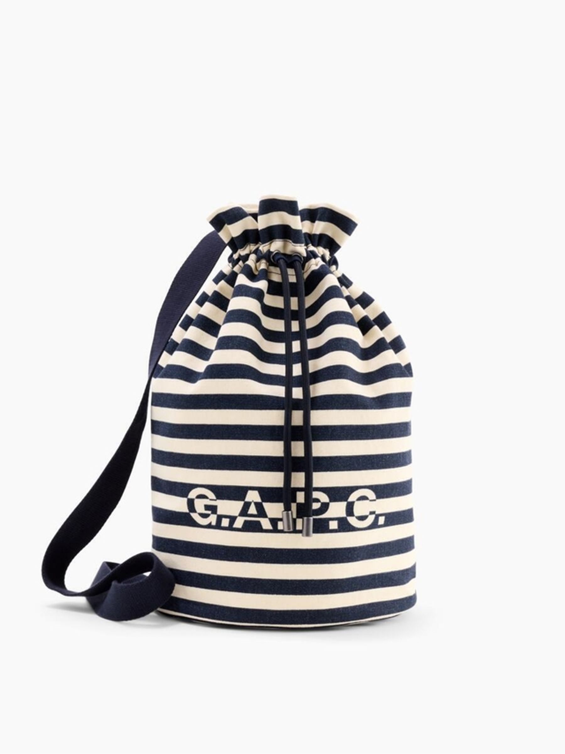 Gap x A.P.C. Stripe Logo Bucket Bag - Image 1 of 4