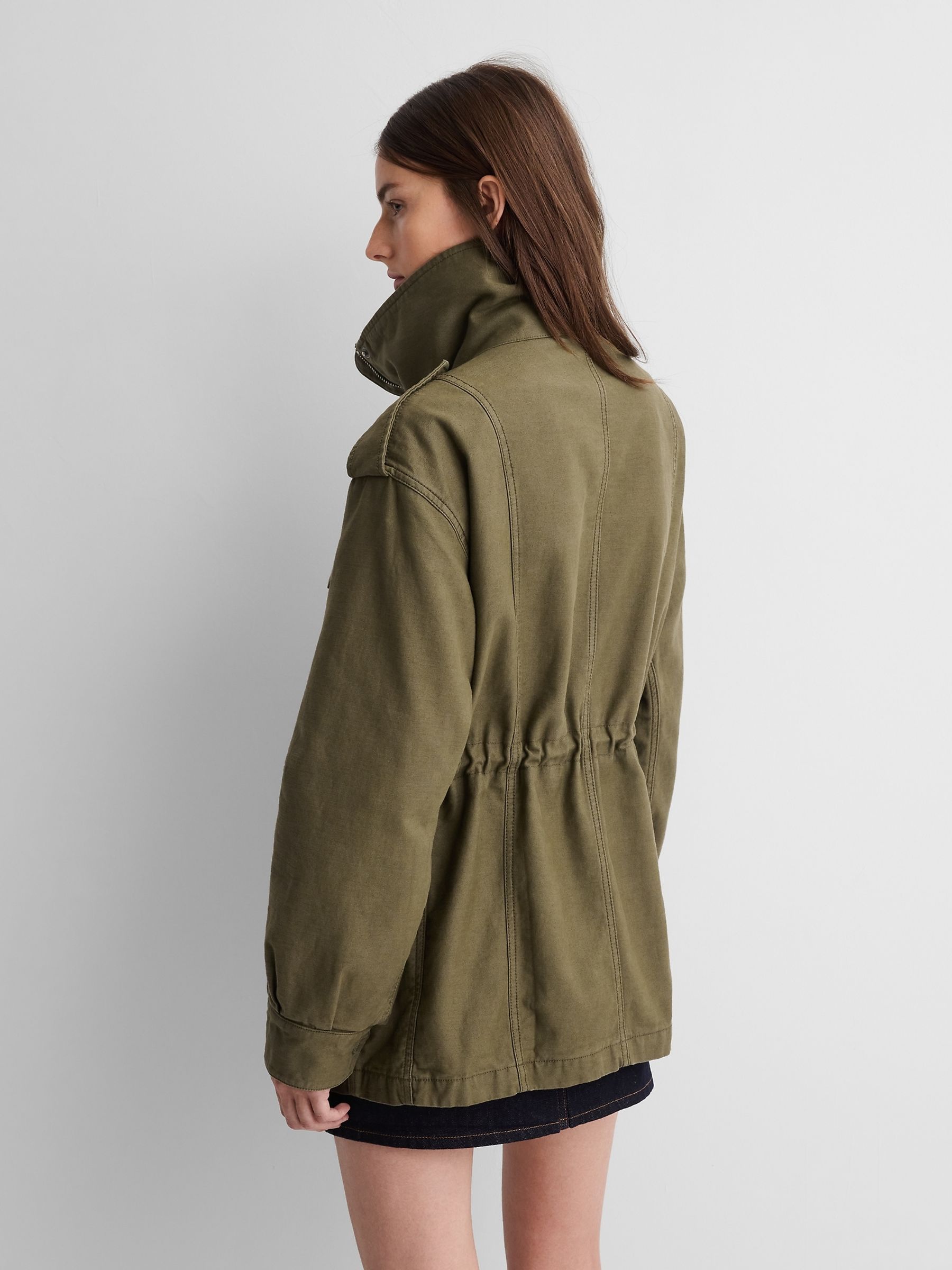 Gap x A.P.C. Green Oversized Utility Jacket - Image 3 of 8