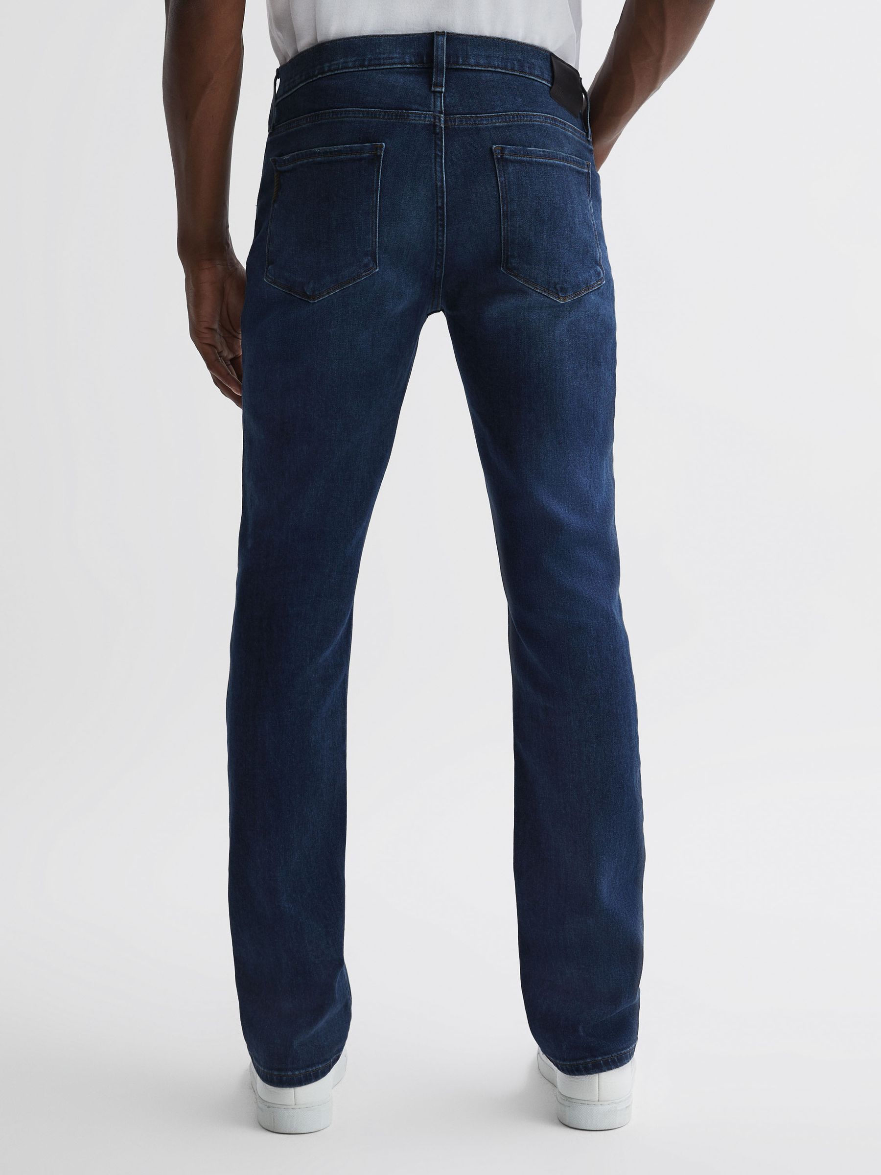 Paige Regular Fit Straight Leg Jeans in Hartweg - Image 5 of 5