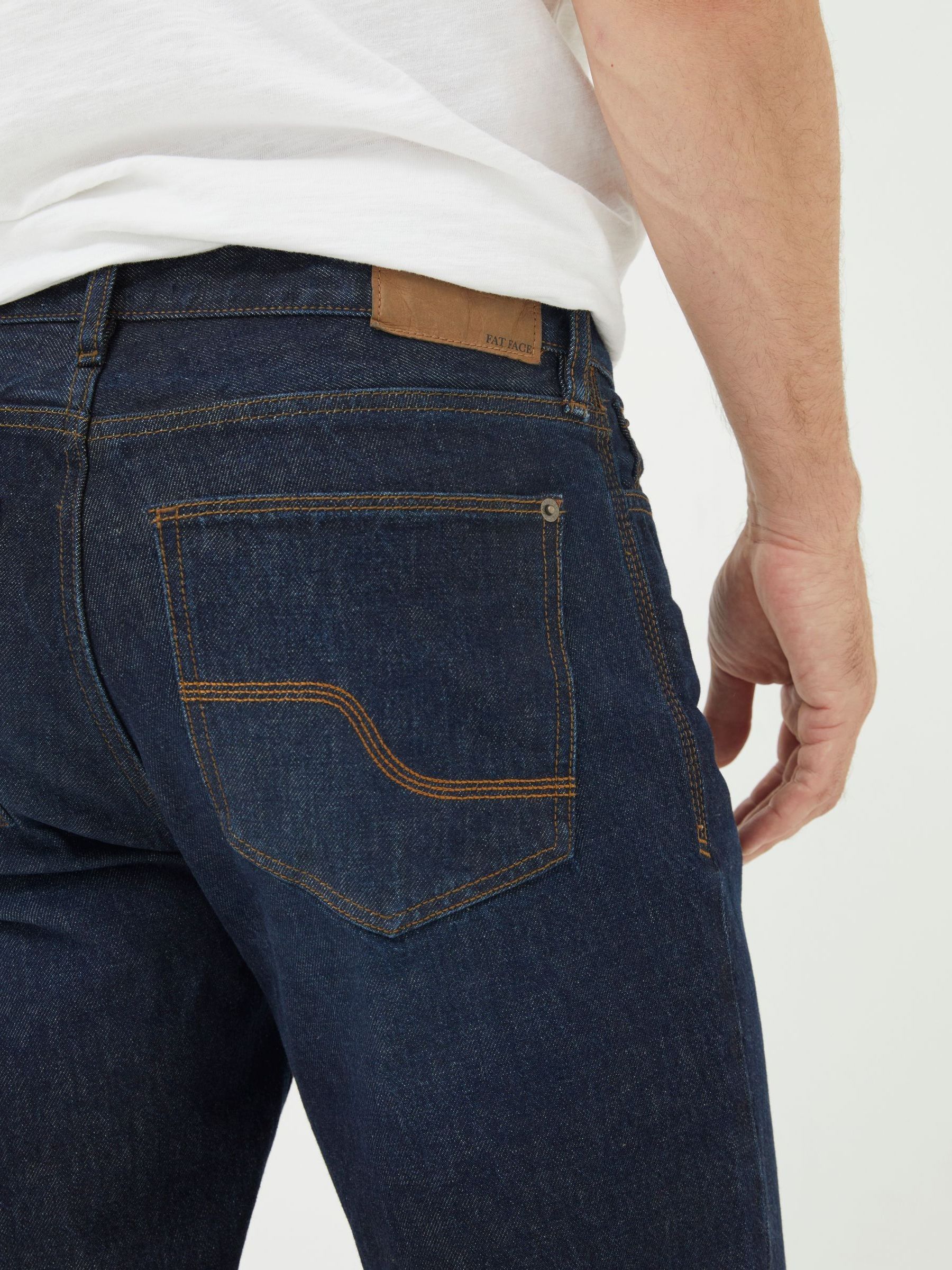 Navy Blue Bootcut Jeans - Image 4 of 5