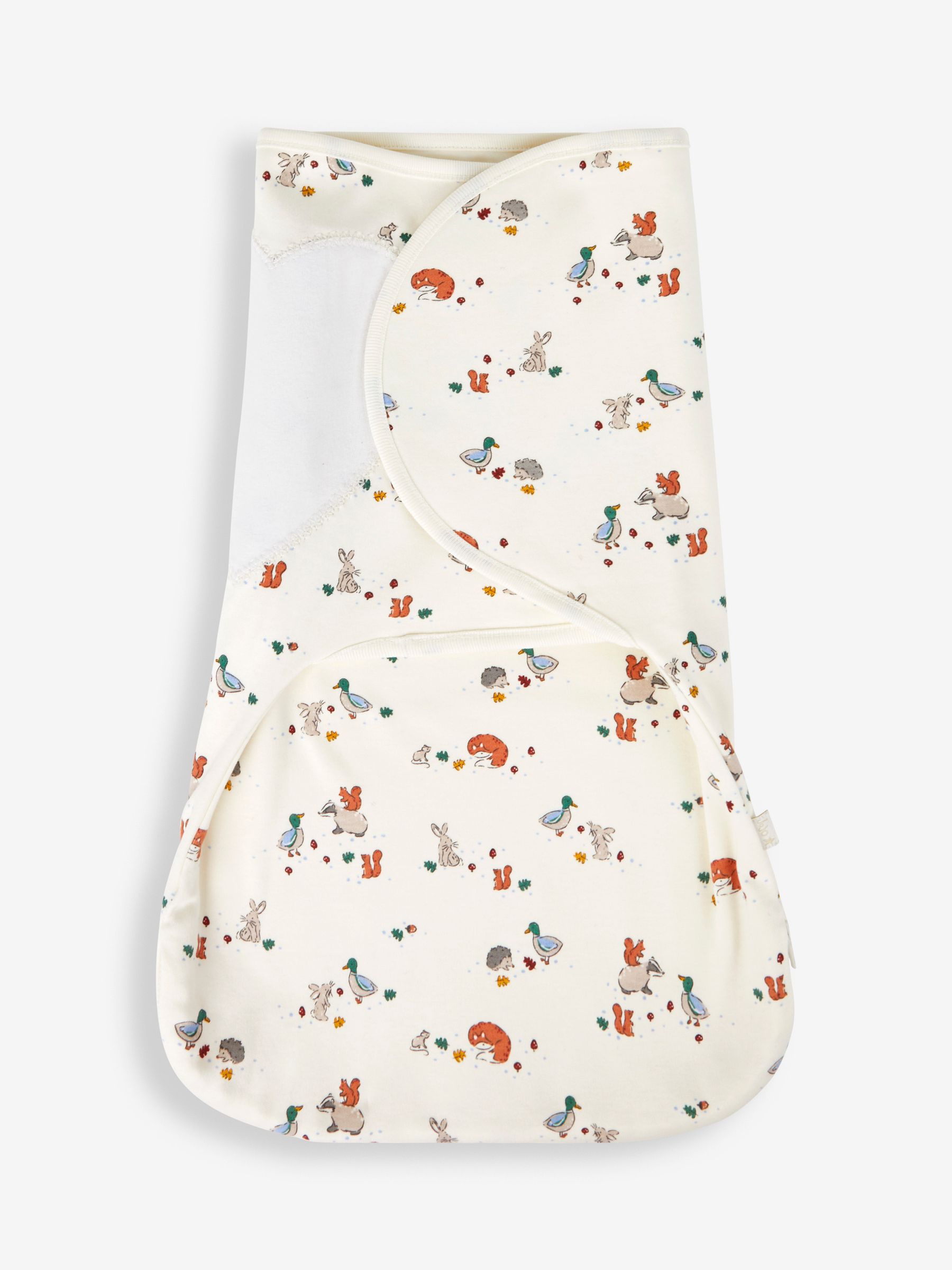 Cream Woodland Swaddle with Zip - Image 3 of 4