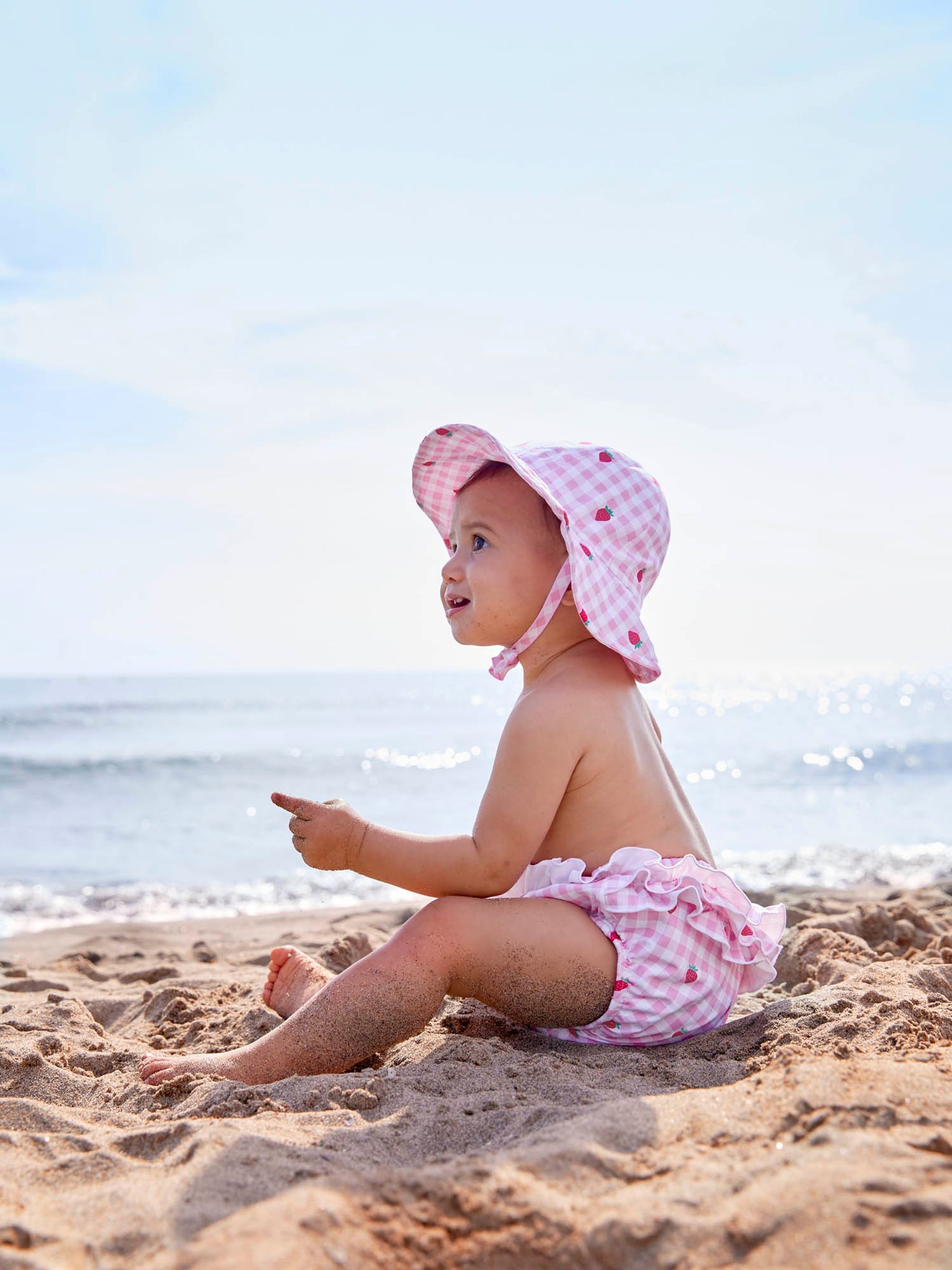 Pink Frilly Swim Nappy - Image 2 of 4