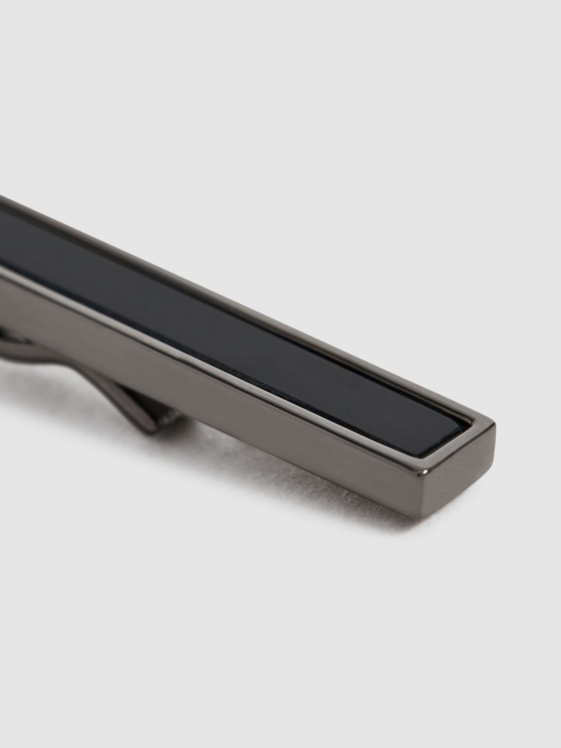 Onyx Tie Bar in Gunmetal/Onyx - Image 4 of 5