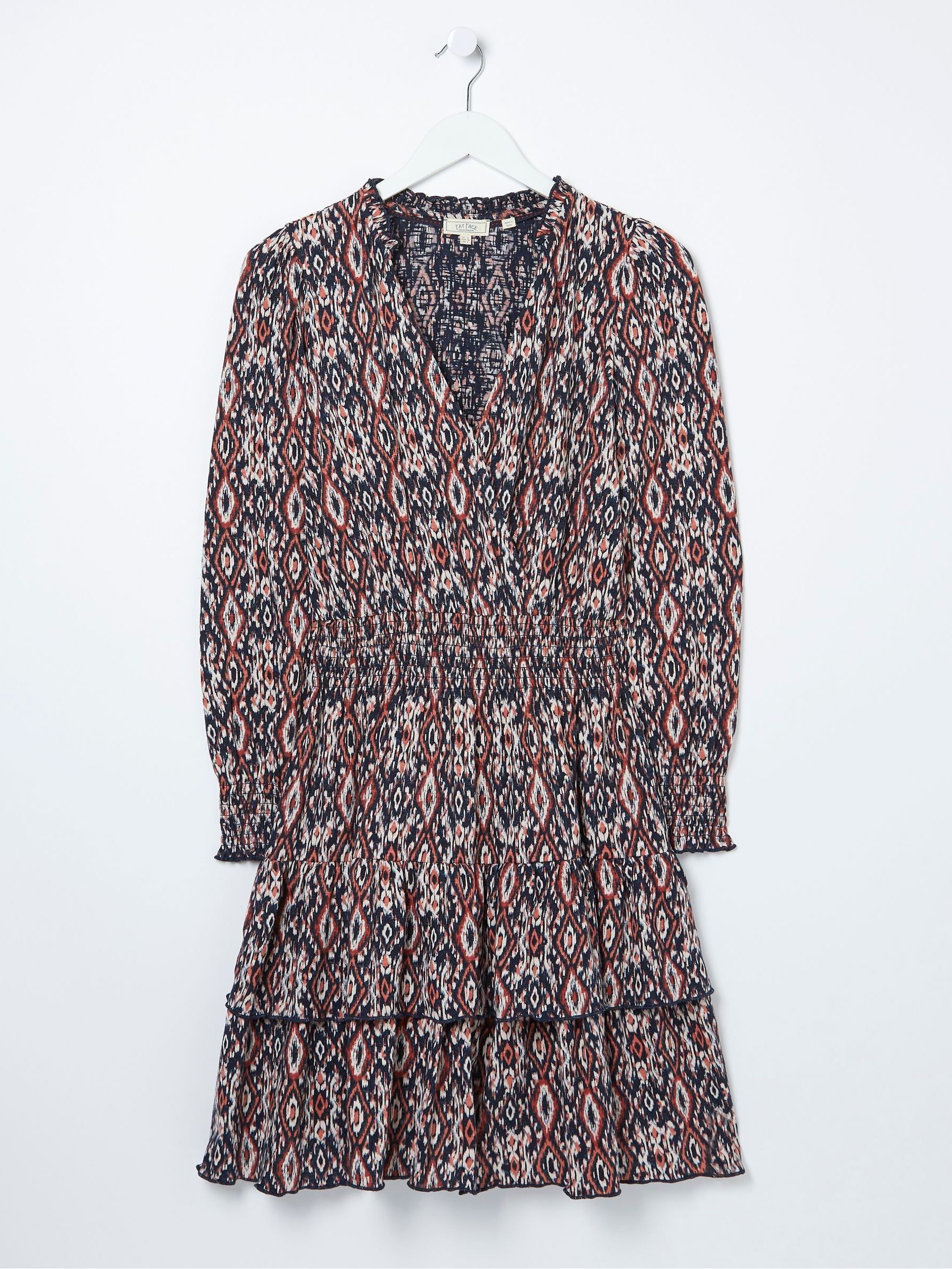 Brown Amba Ikat Geo Jersey Dress - Image 5 of 5