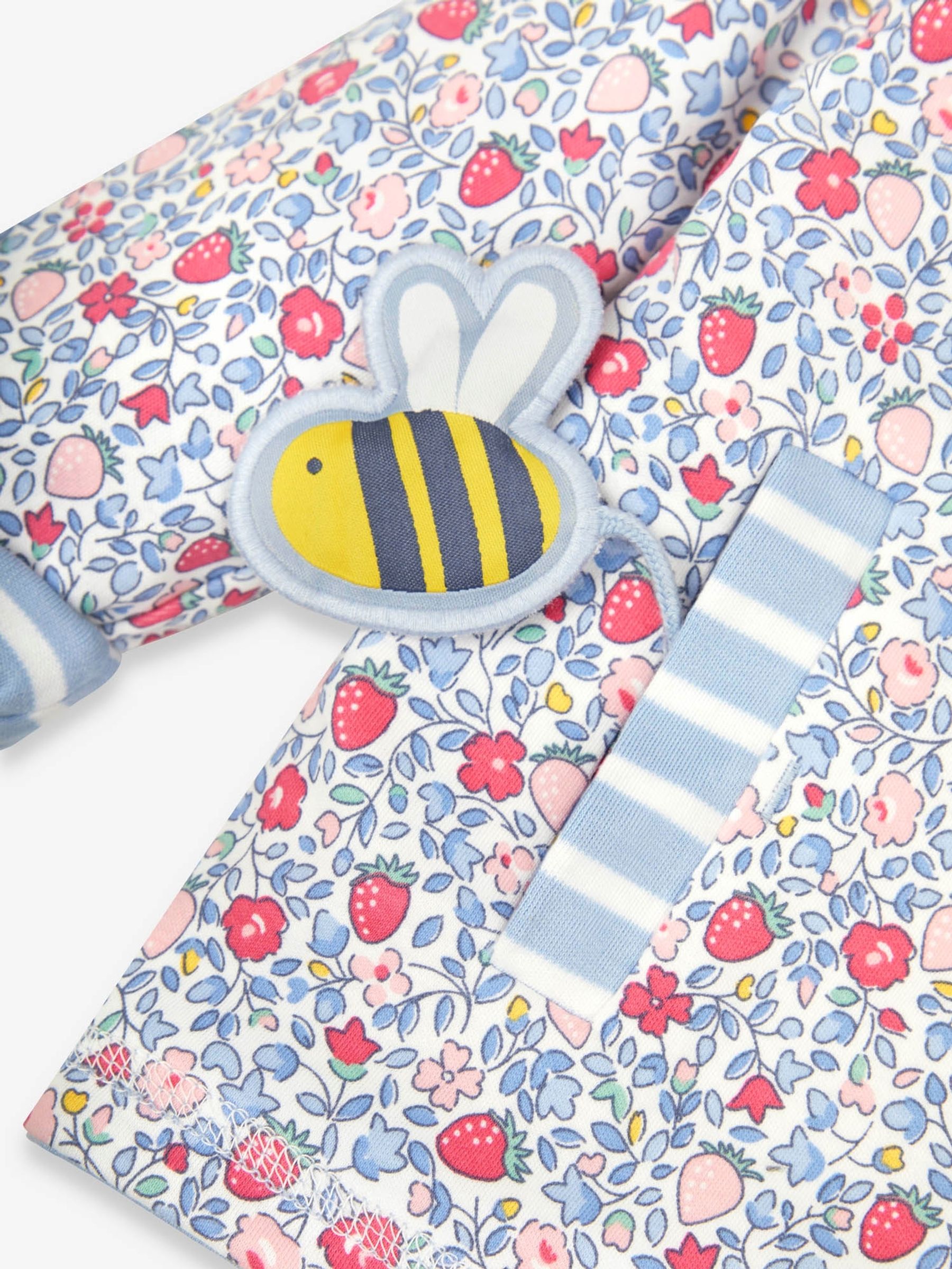 Blue Ladybird Appliqué With Pet In Pocket Reversible Hoodie - Image 5 of 6