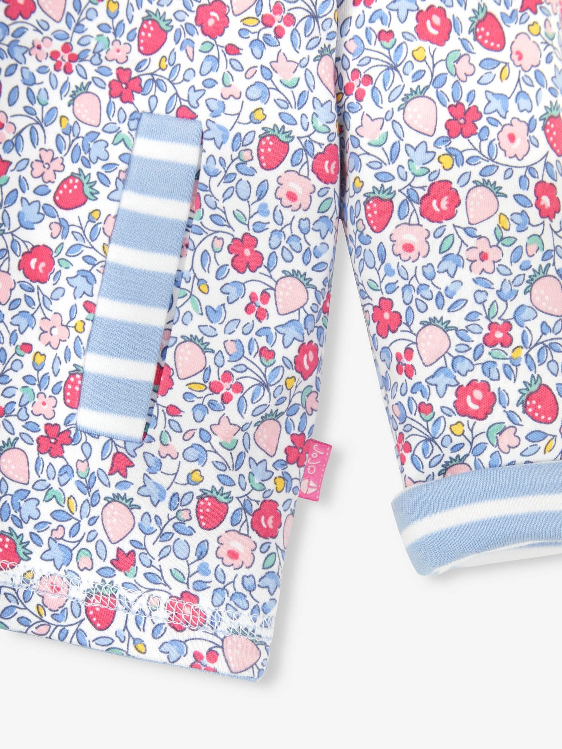 Blue Ladybird Appliqué With Pet In Pocket Reversible Hoodie - Image 6 of 6