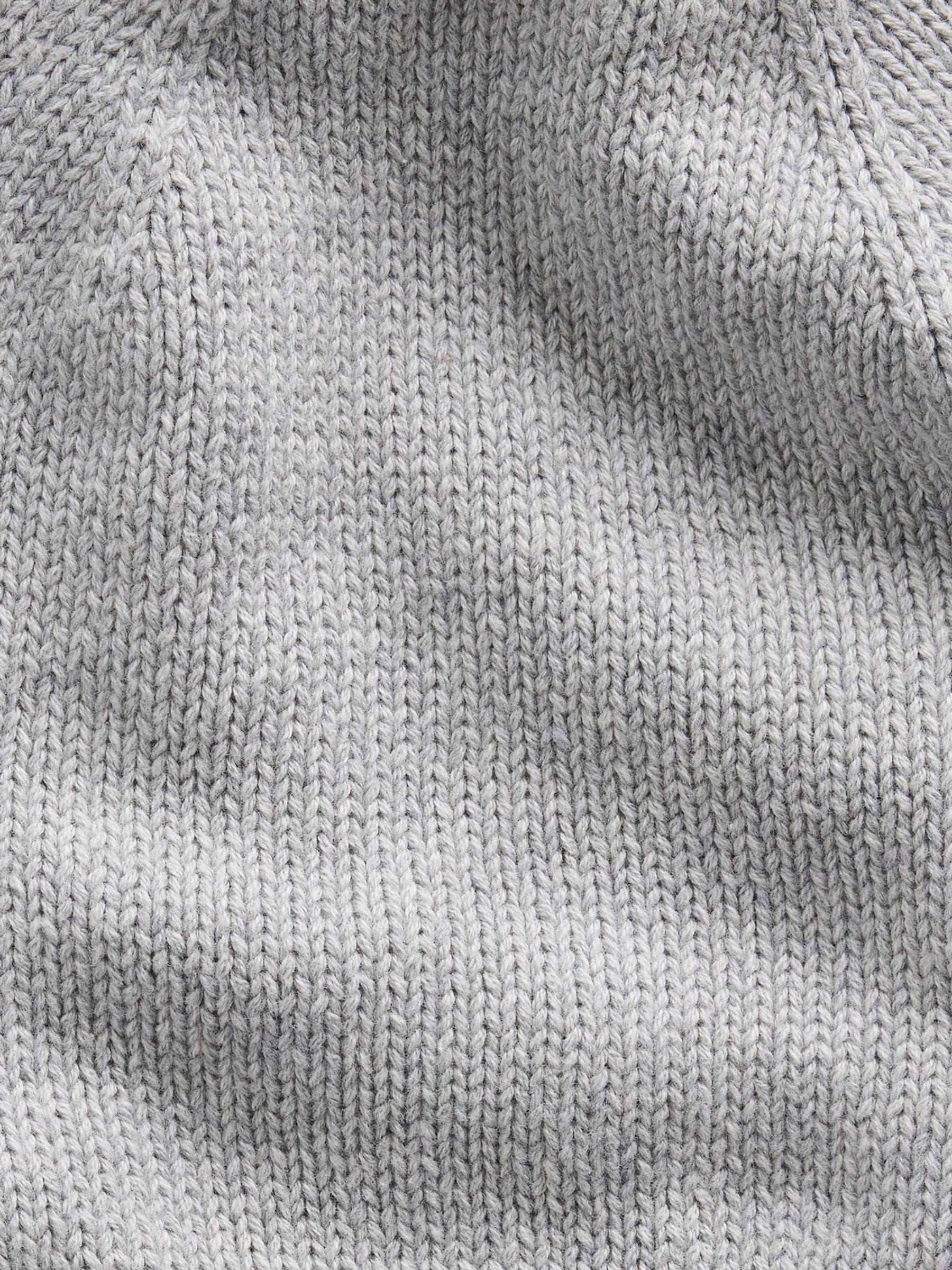 Grey Cotton Knit Beanie - Image 2 of 2