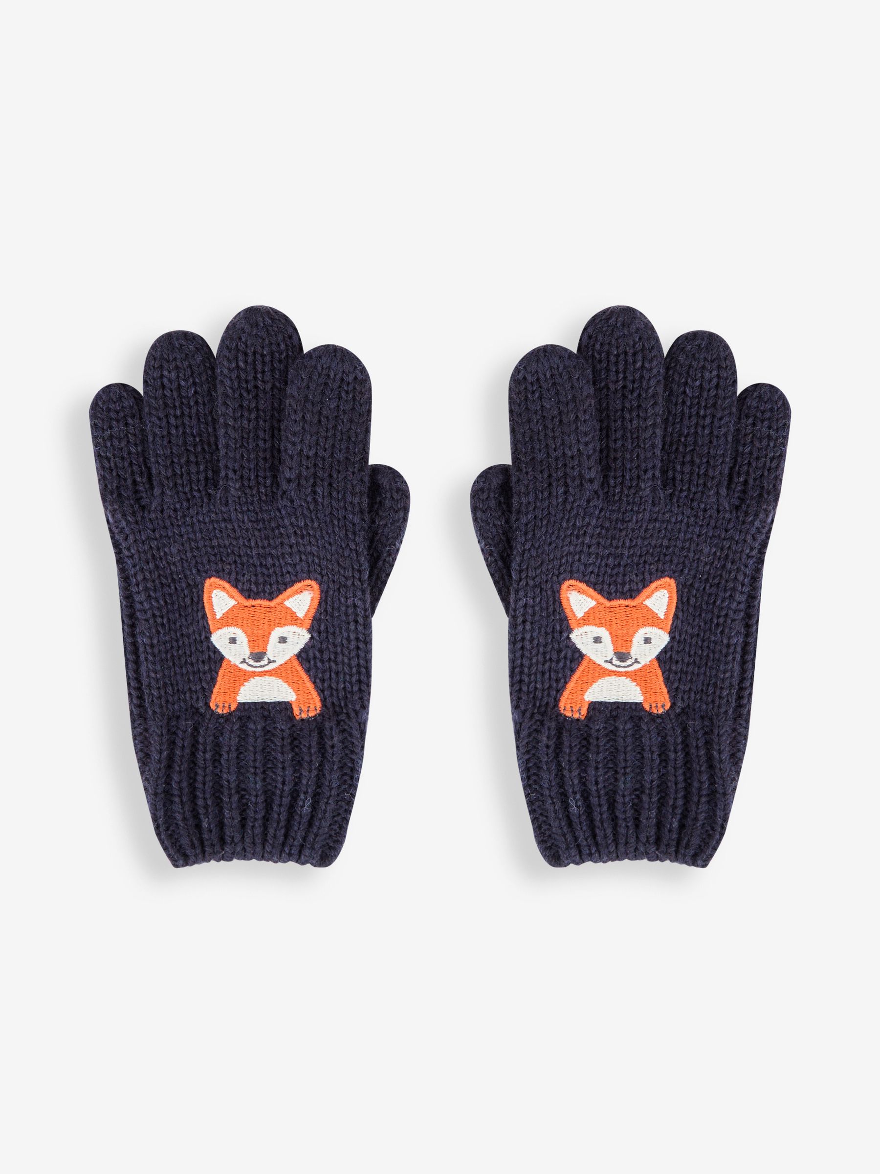 Indigo Fox Appliqué Gloves - Image 1 of 5