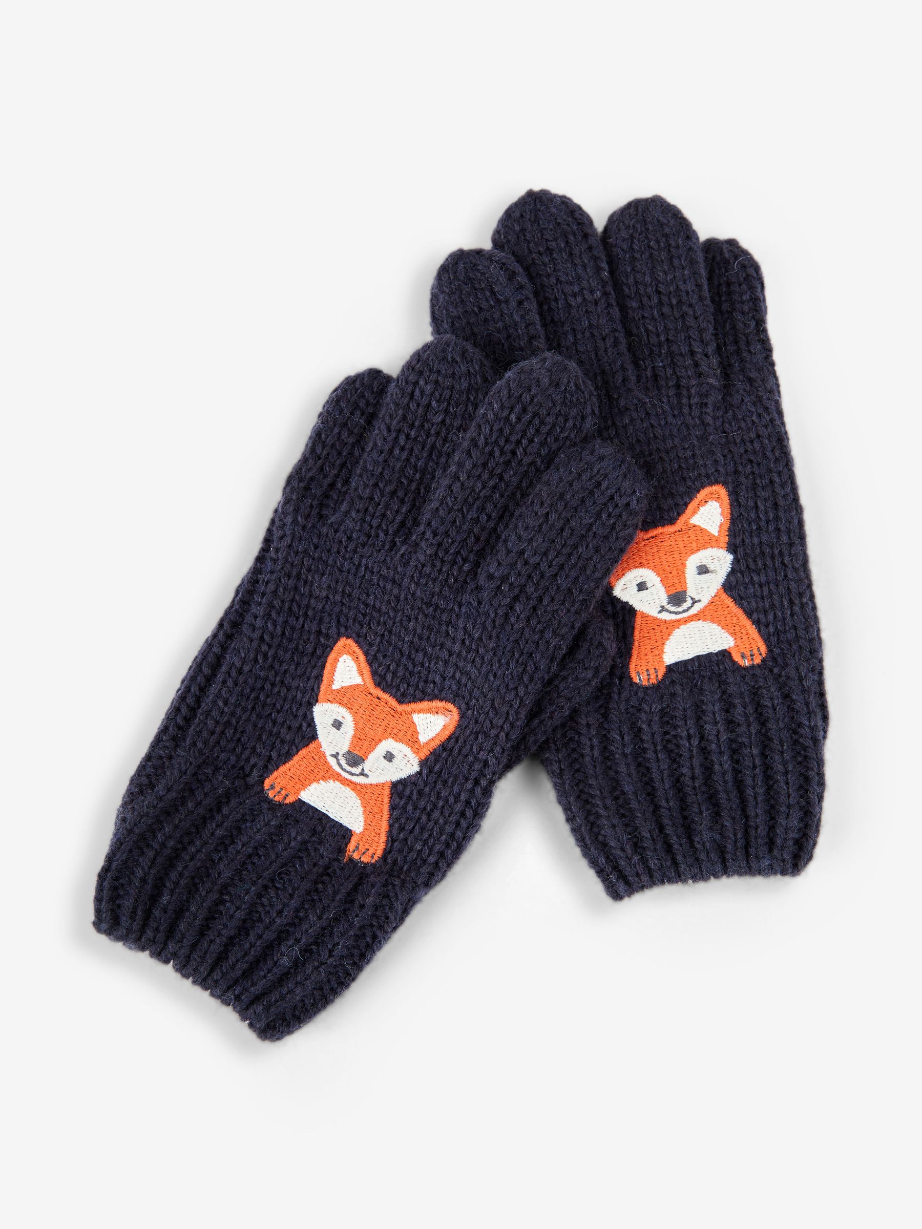 Indigo Fox Appliqué Gloves - Image 4 of 5