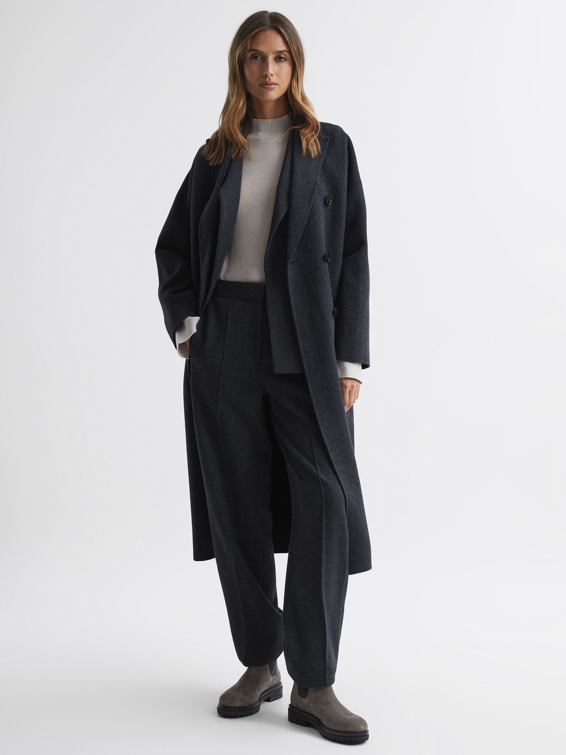 Suede Chelsea Boots in Grey - Image 2 of 5