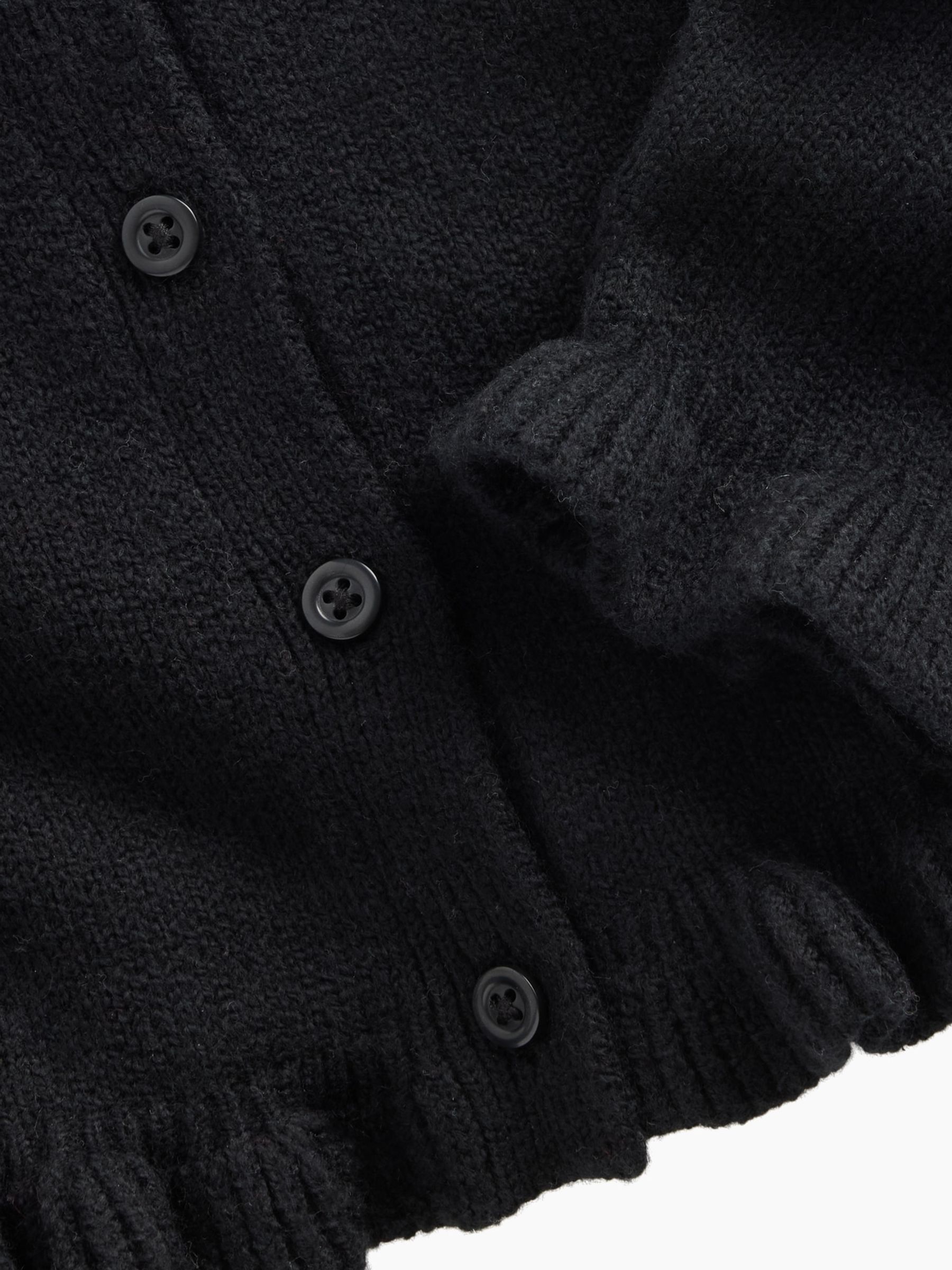 Black CashSoft Ruffle Cardigan - Image 3 of 3