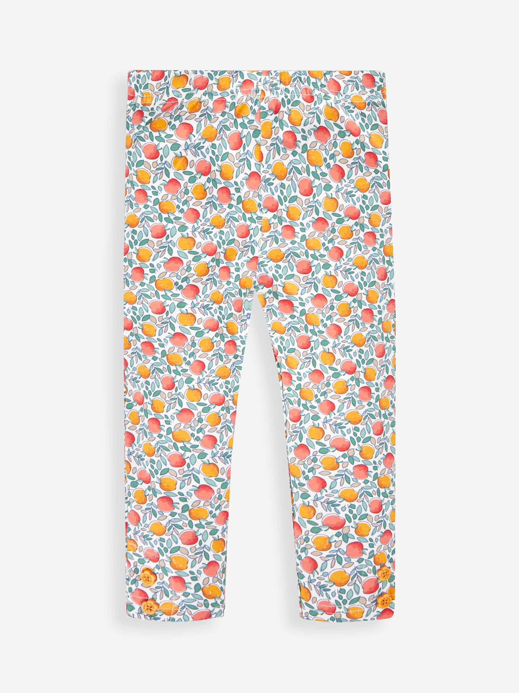 Russet Orange Apple & Green Girls' 2-Pack Leggings - Image 2 of 6