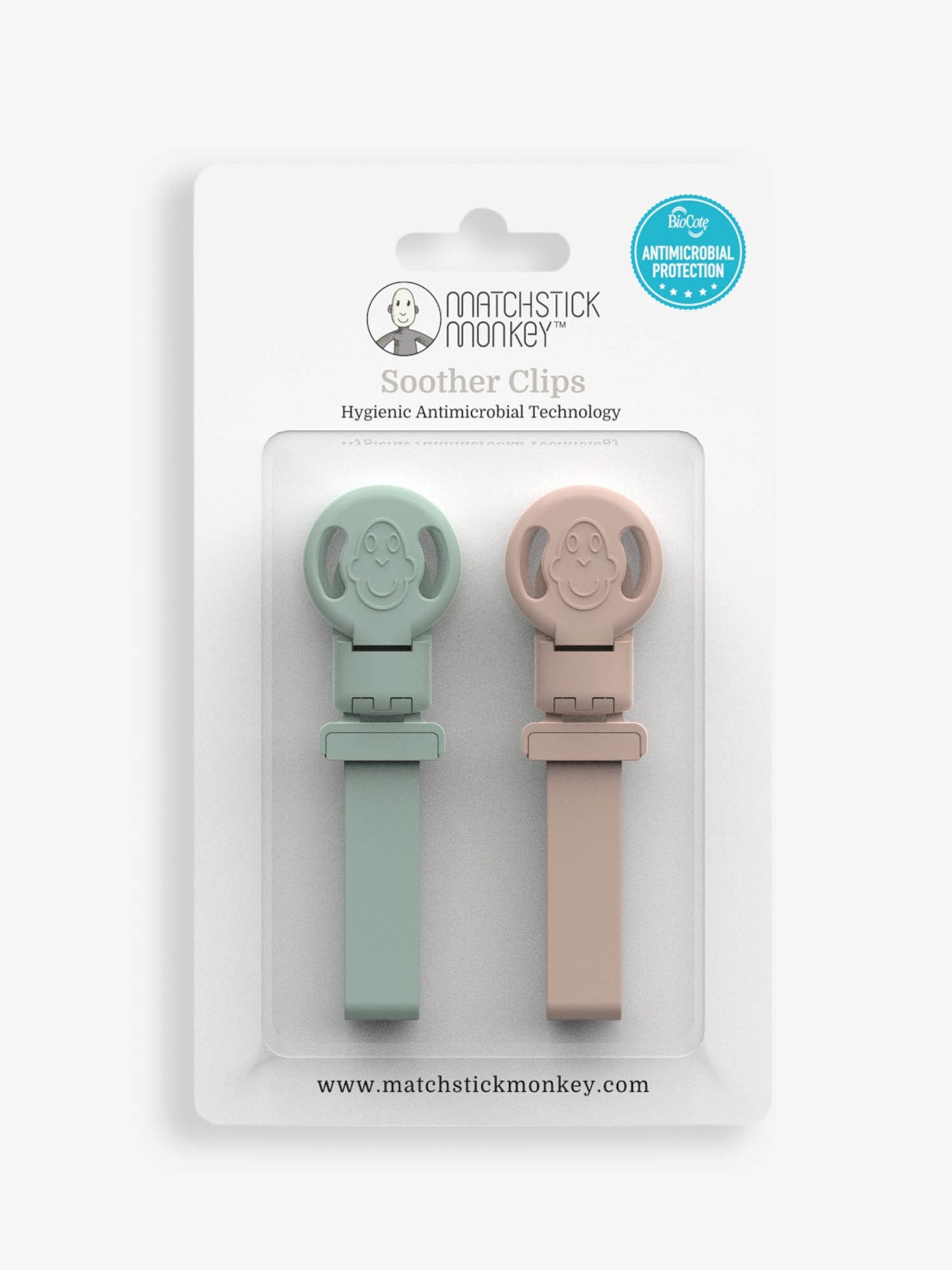 Matchstick Monkey Double Soother Clip - Image 6 of 7