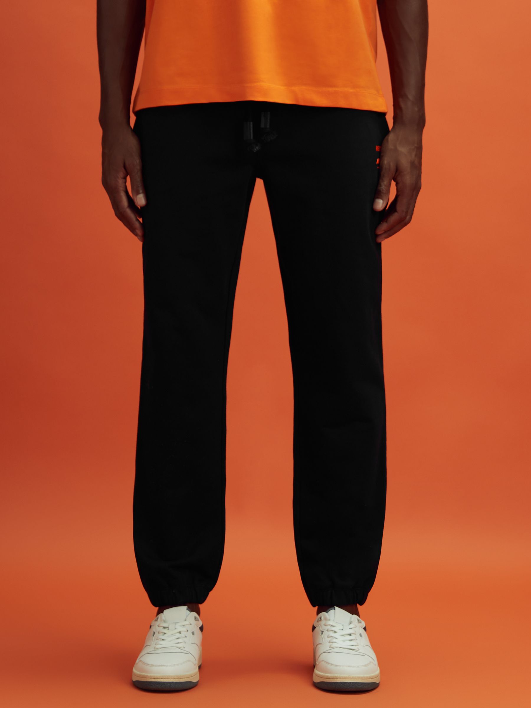 McLaren F1 Cotton Drawstring Joggers in Black - Image 8 of 12
