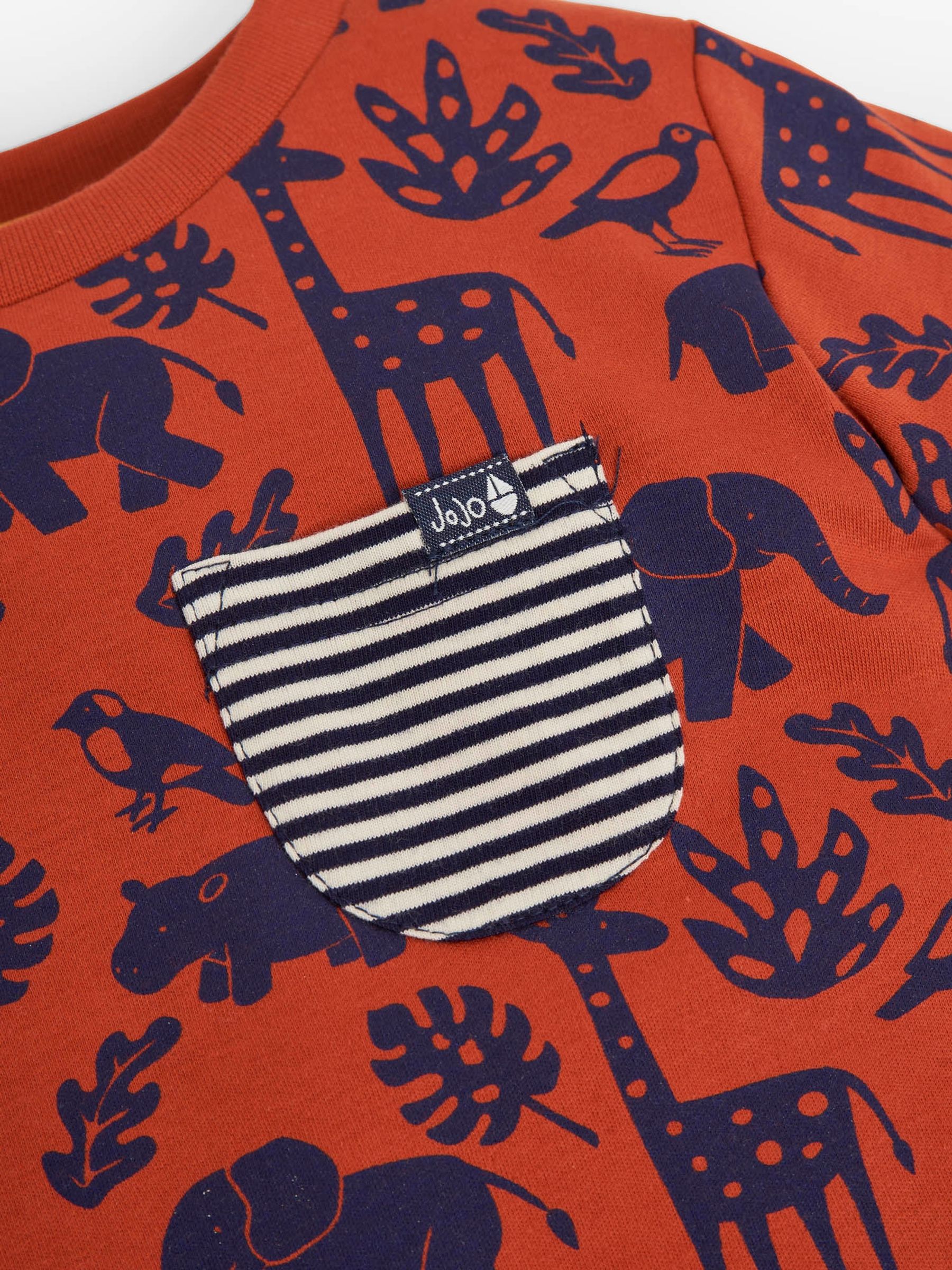 Rust Kids' Jungle Print T-Shirt - Image 2 of 4