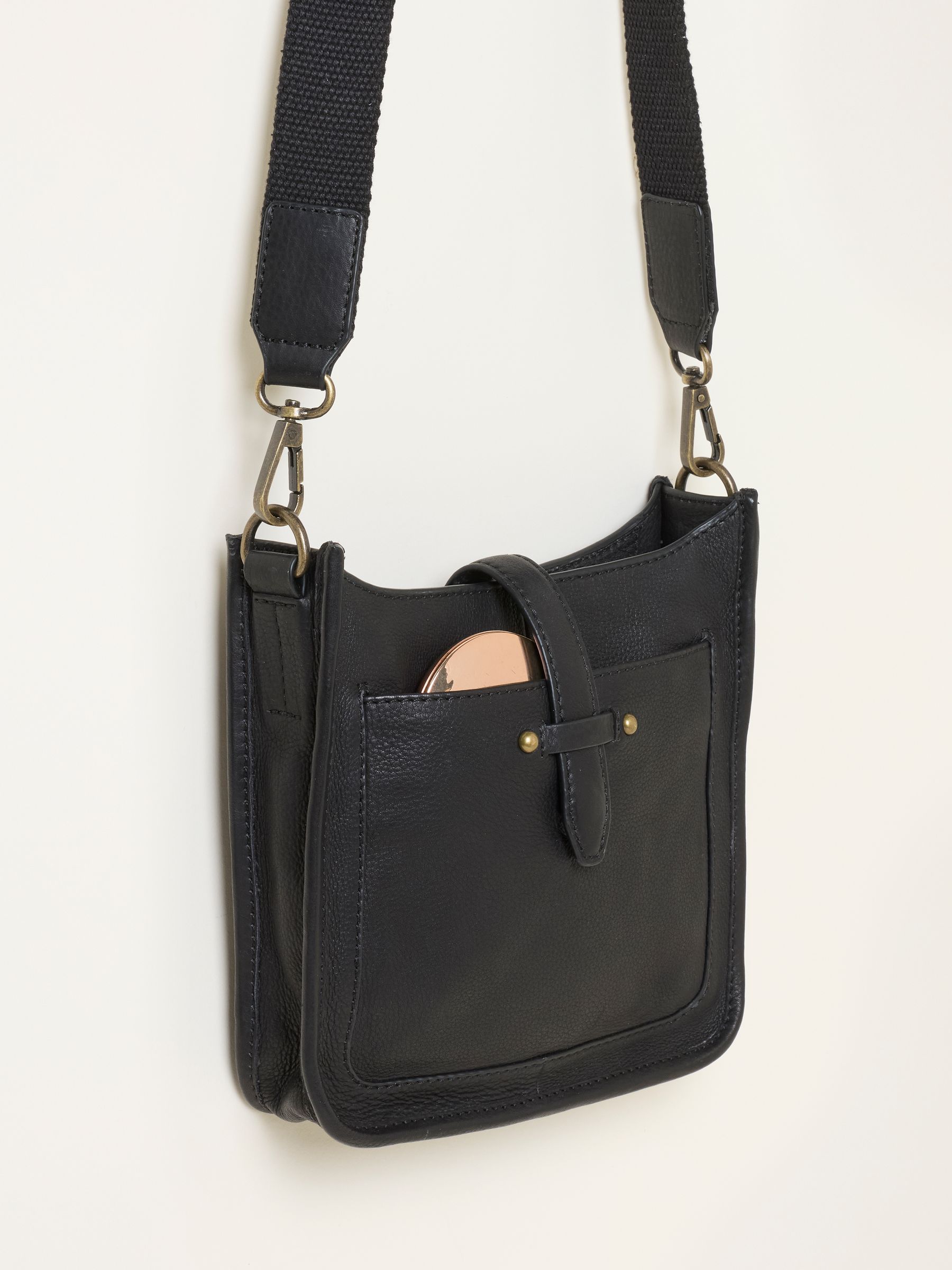 Mini Alma Black Leather Crossbody Bag - Image 3 of 3