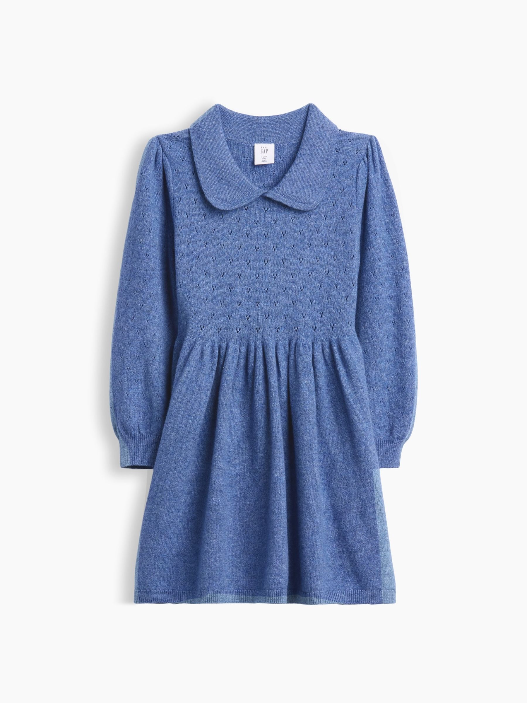 Blue CashSoft Collared Dress - Image 2 of 3