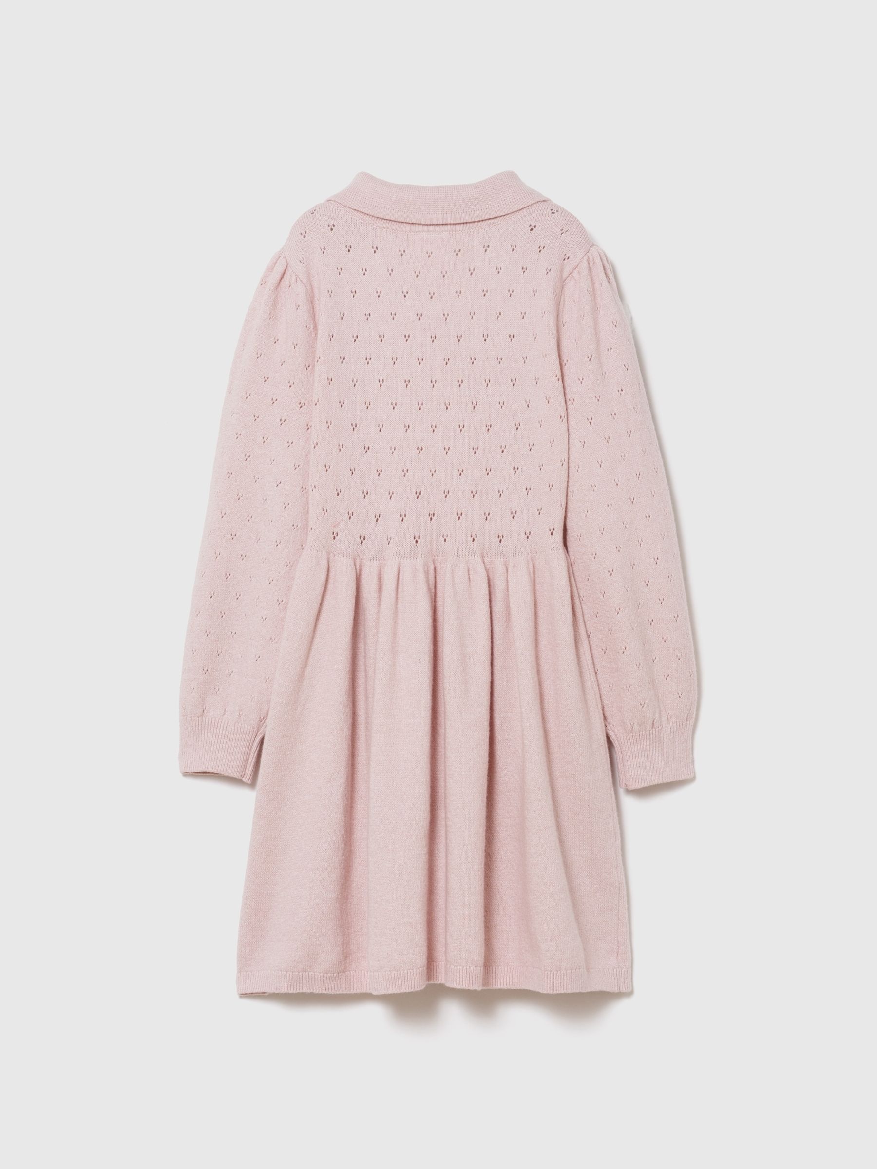 Pink CashSoft Collared Dress - Image 2 of 3