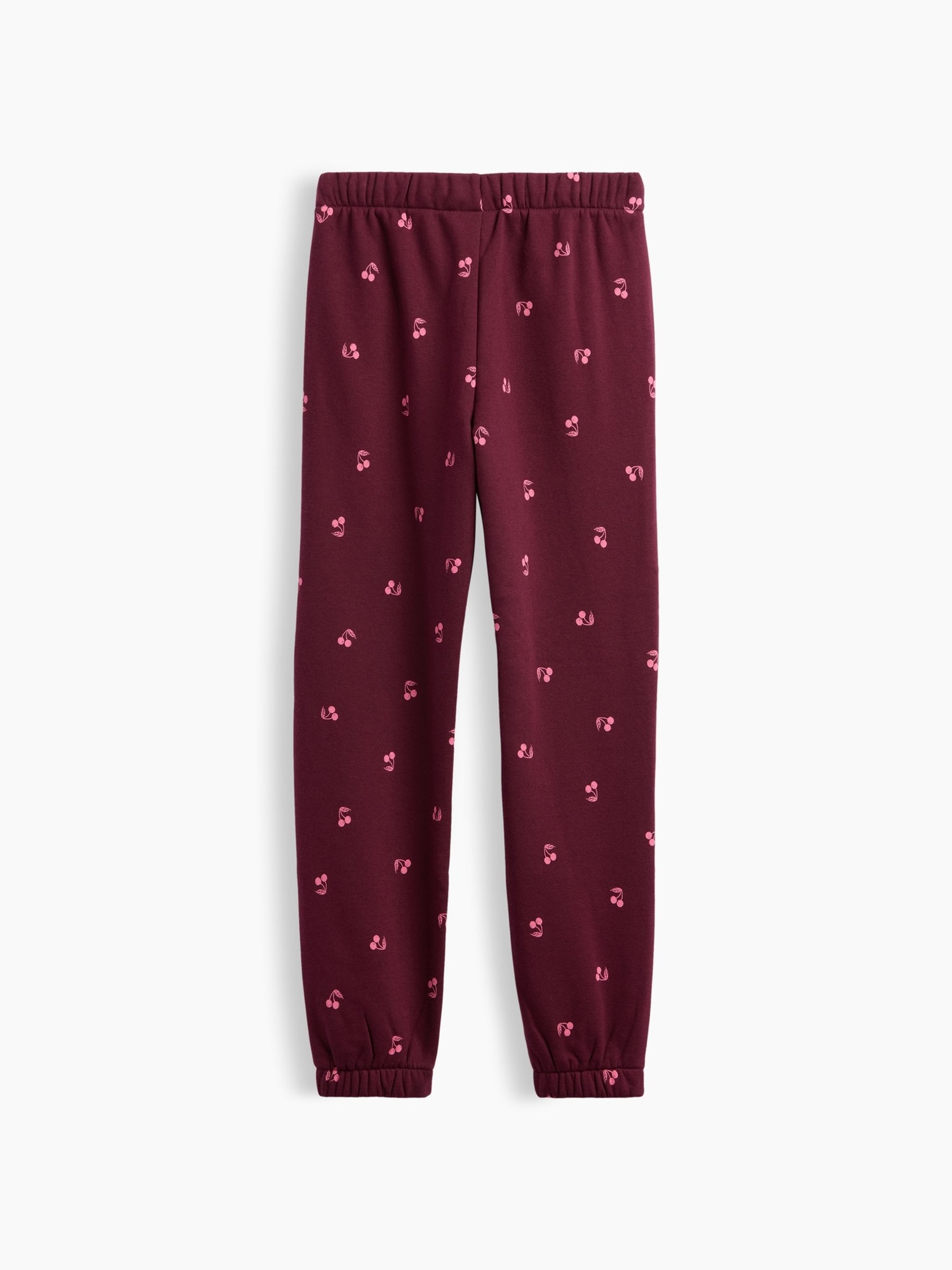 Burgundy Cherry Relaxed Logo Joggers - Image 2 of 3 Burgundy Cherry Relaxed Logo Joggers - Image 2 of 3