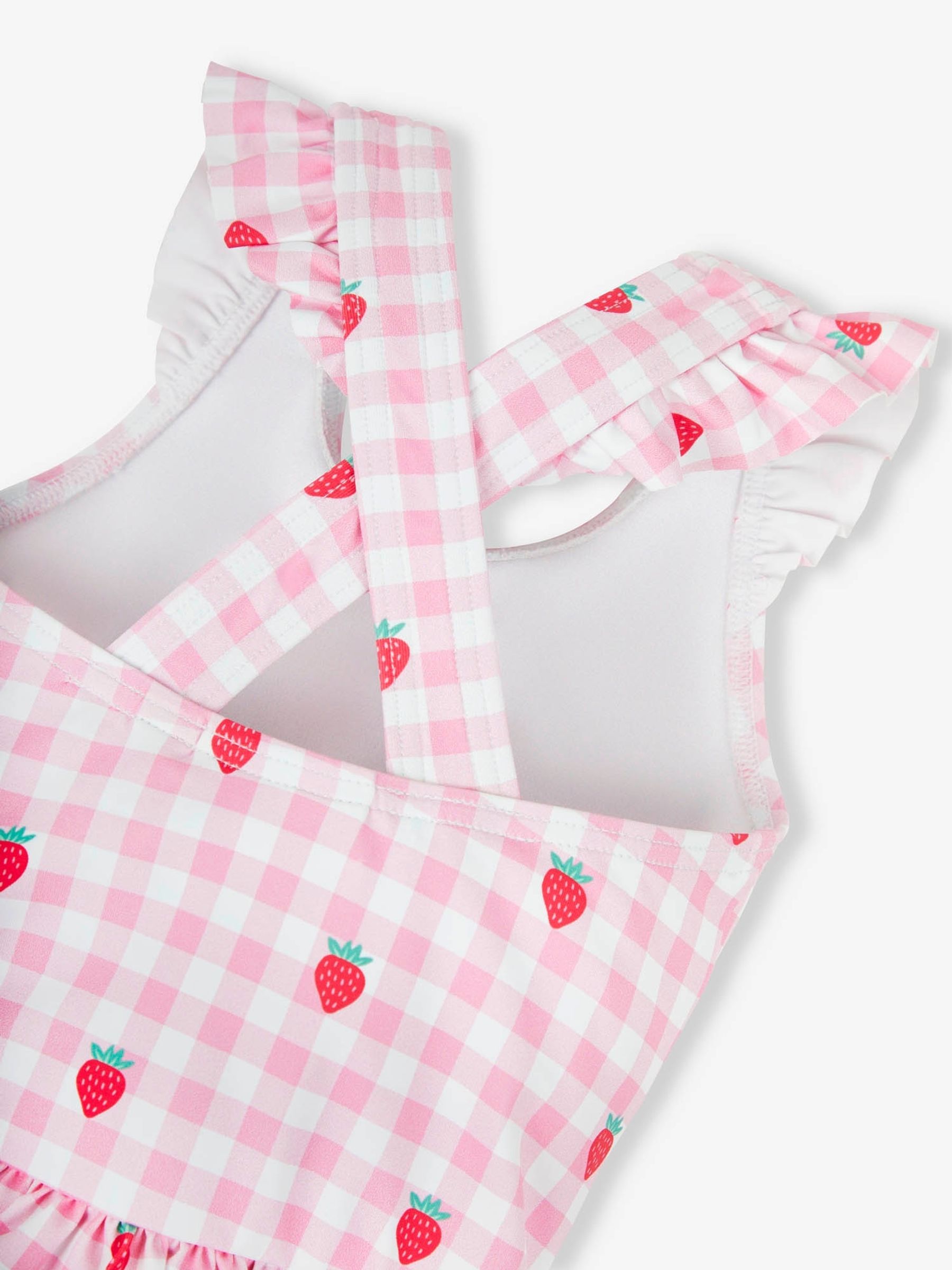 Pink Swimsuit with Integral Nappy - Image 7 of 8