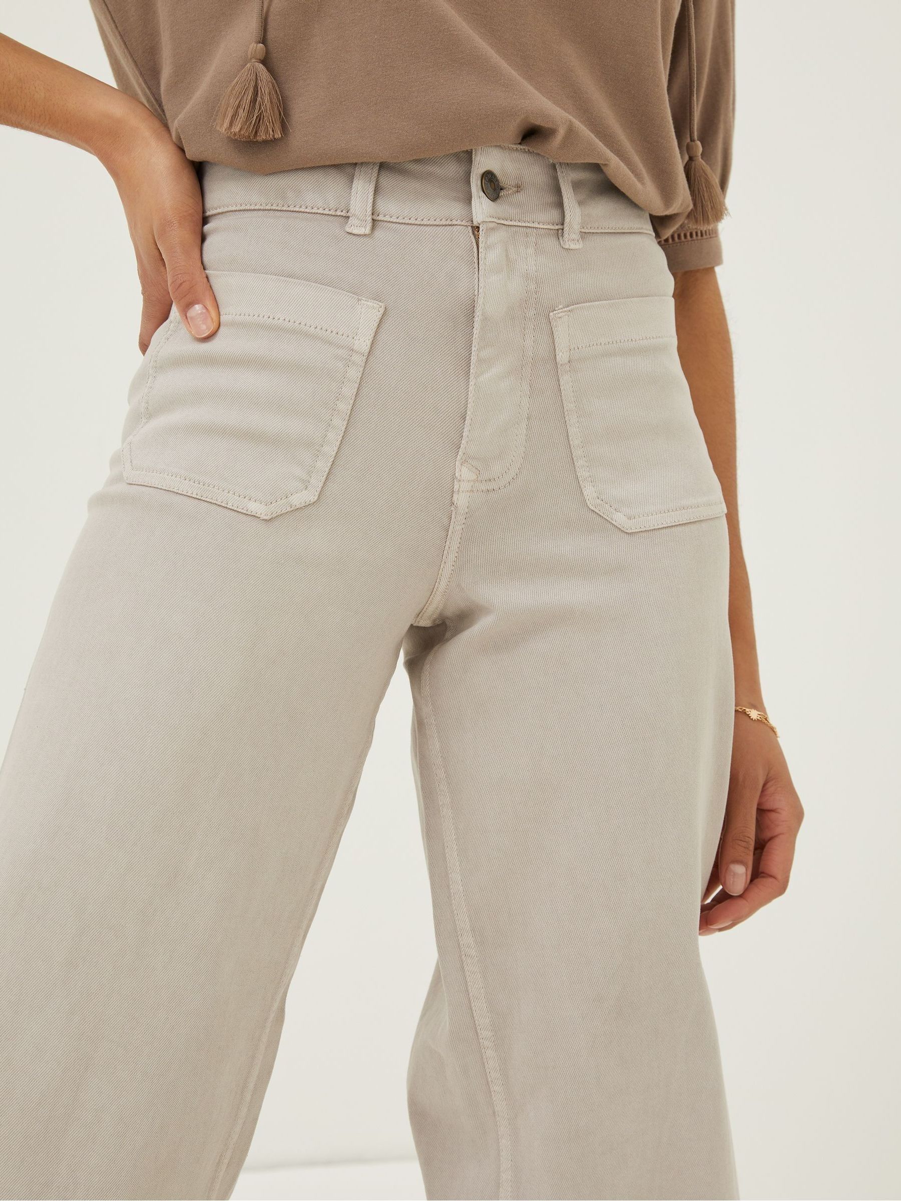Natural Cassie Marine Straight Jeans - Image 3 of 5