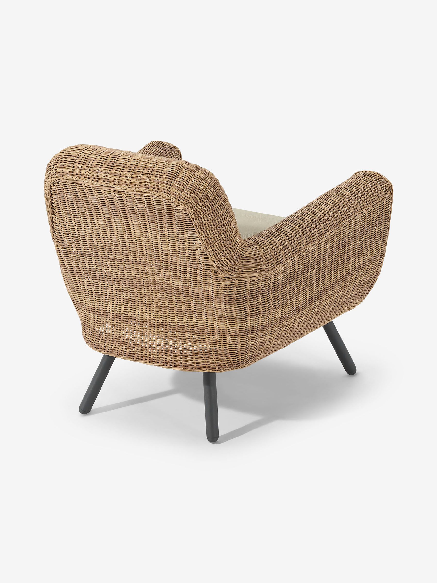 Jonah Garden Armchair Polyrattan in Natural - Image 2 of 7
