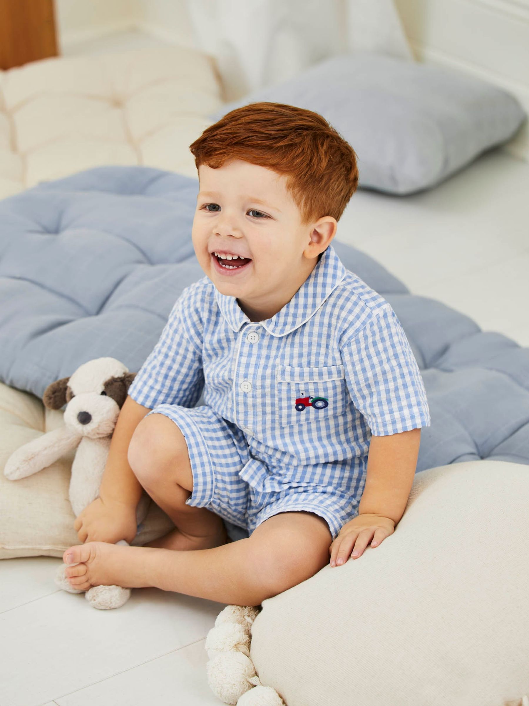 Blue Woven Pyjamas - Image 2 of 7