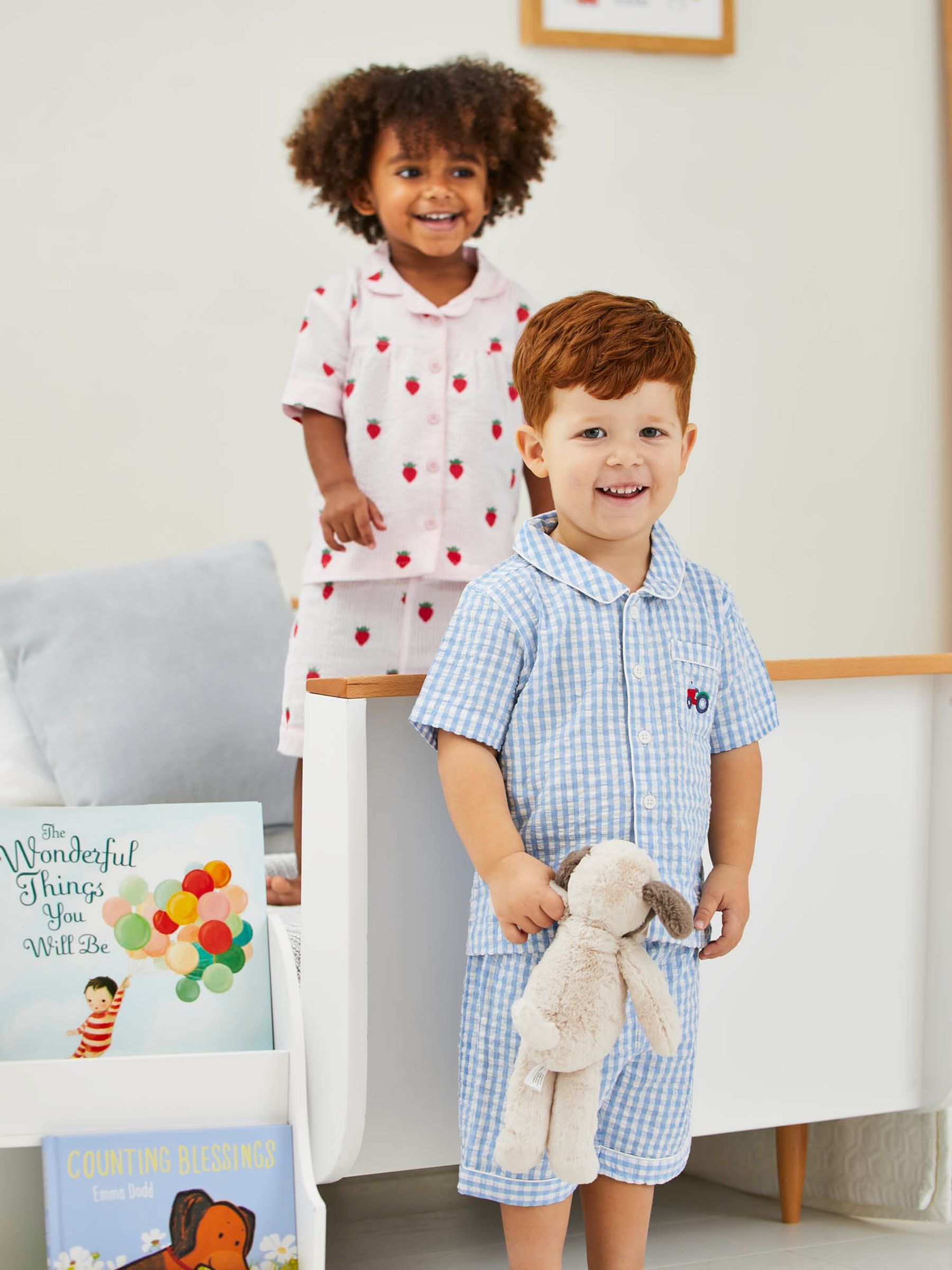 Blue Woven Pyjamas - Image 3 of 7