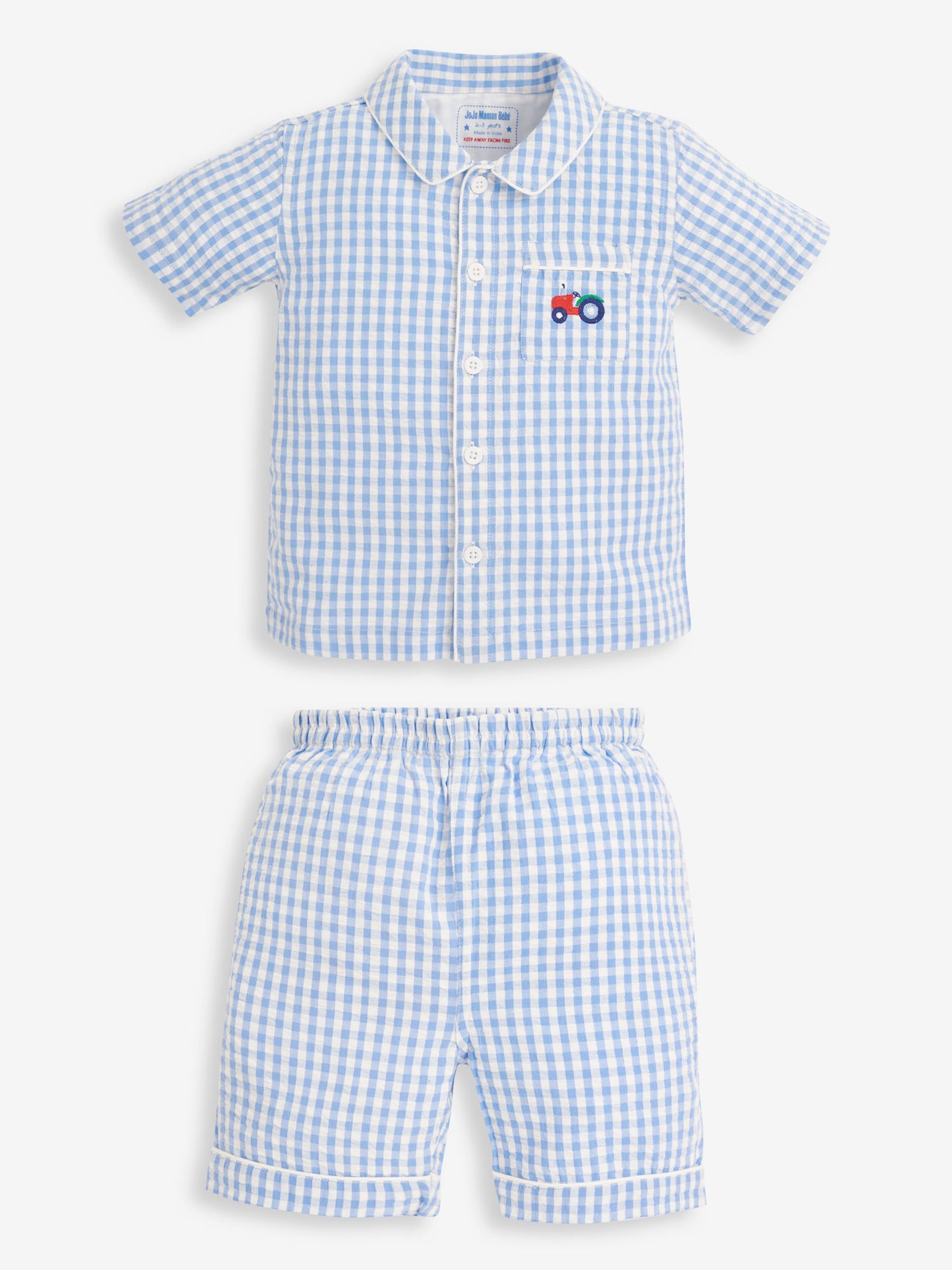 Blue Woven Pyjamas - Image 4 of 7