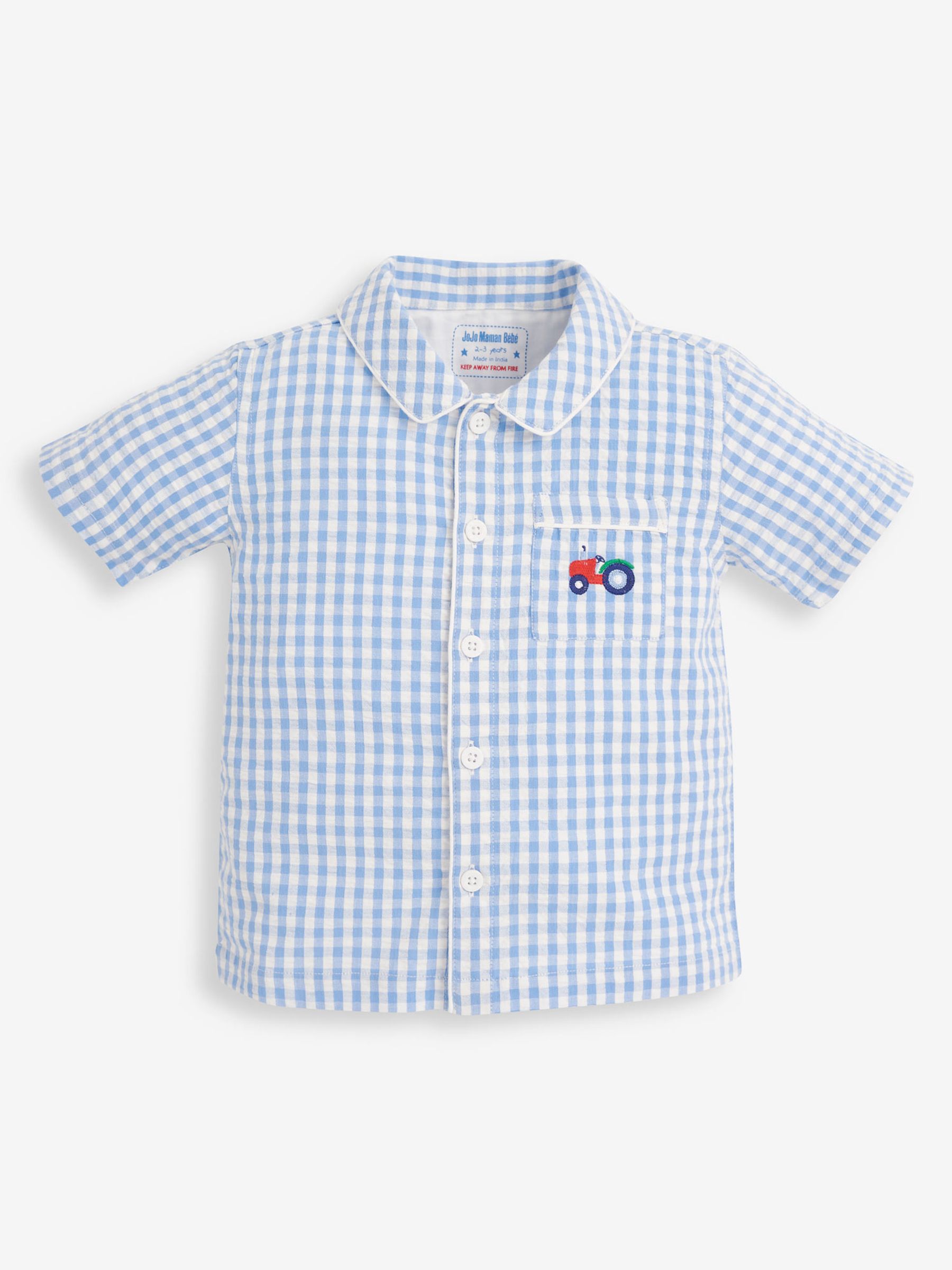 Blue Woven Pyjamas - Image 5 of 7