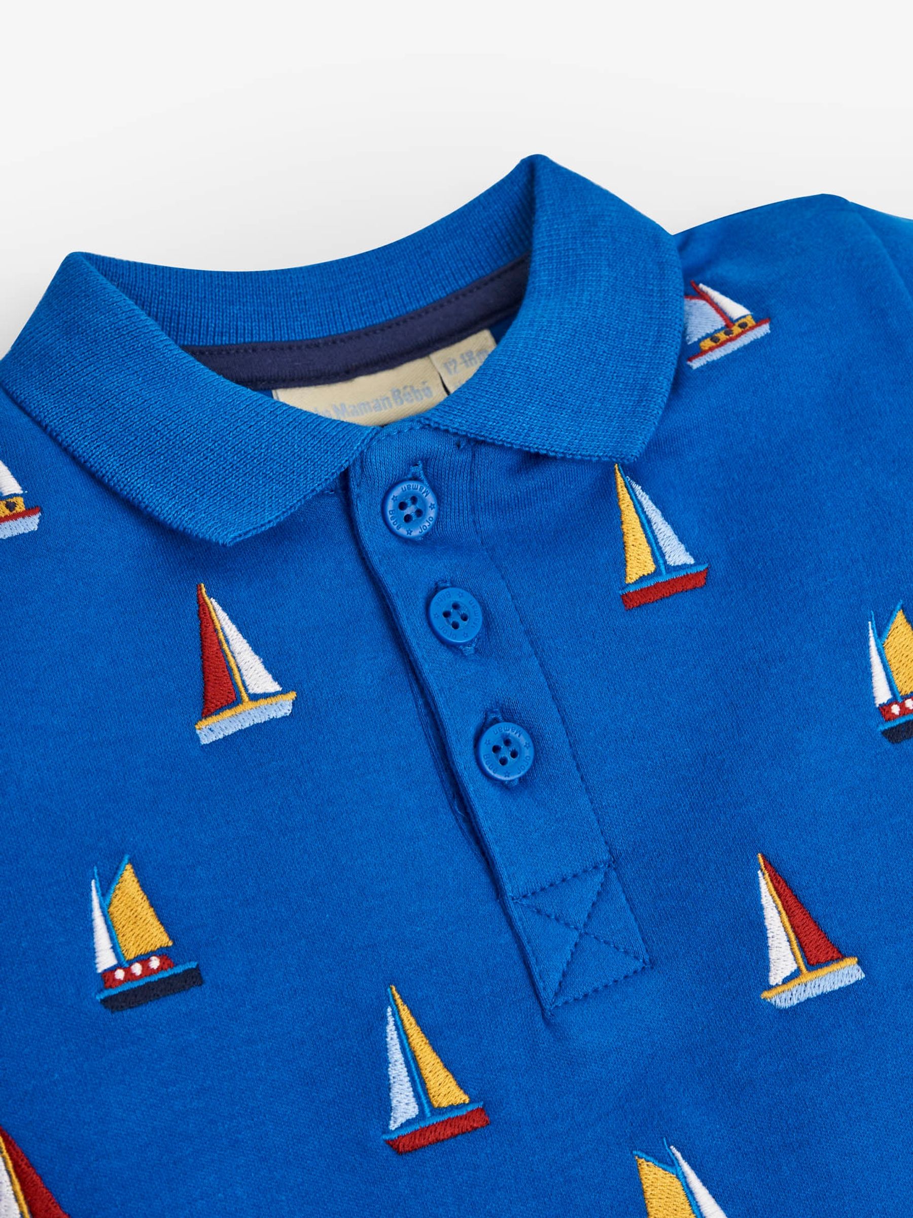 Cobalt Boys' Boat Embroidered Polo Shirt - Image 2 of 2