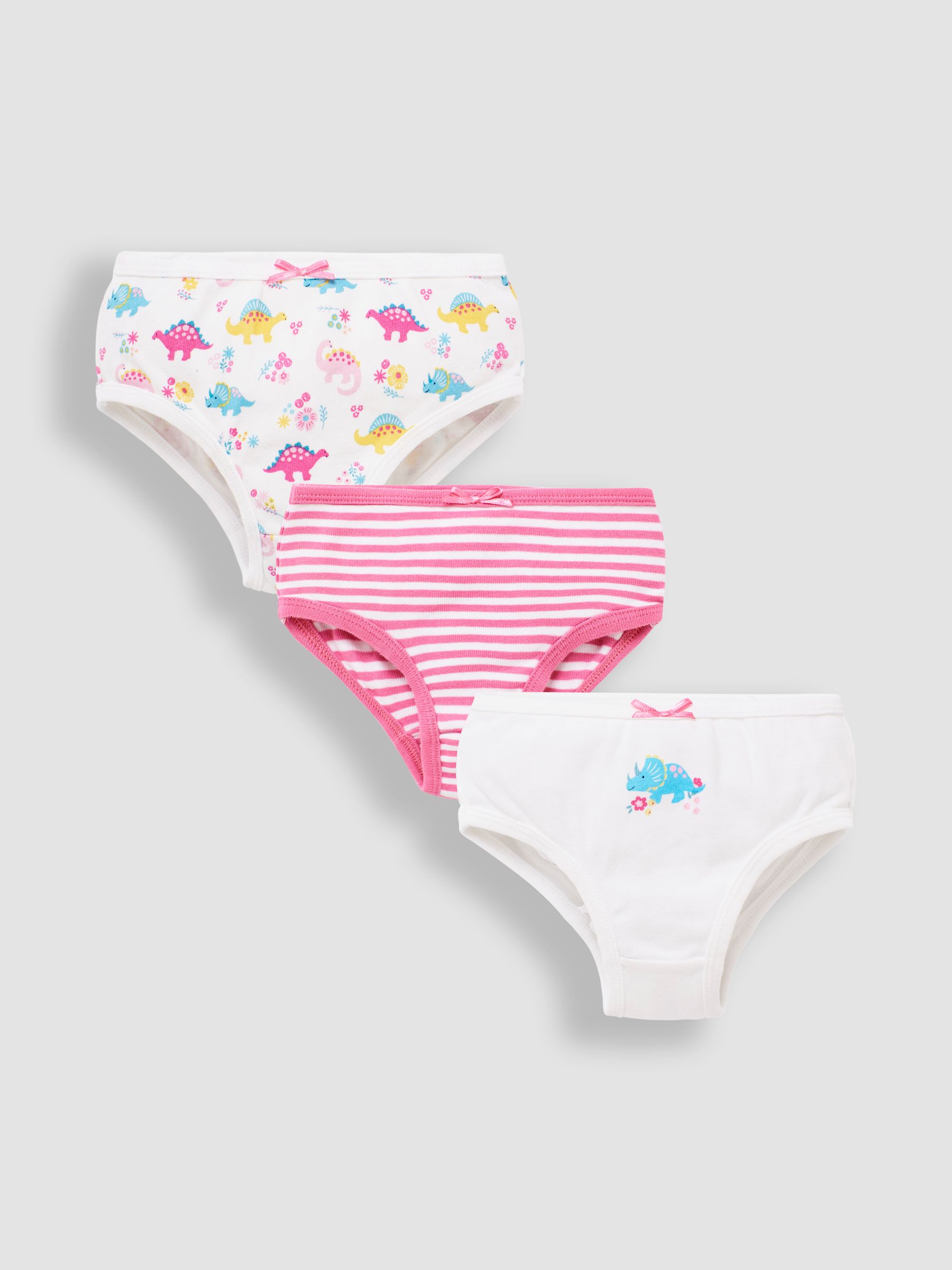Pink 3-Pack Knickers - Image 1 of 4