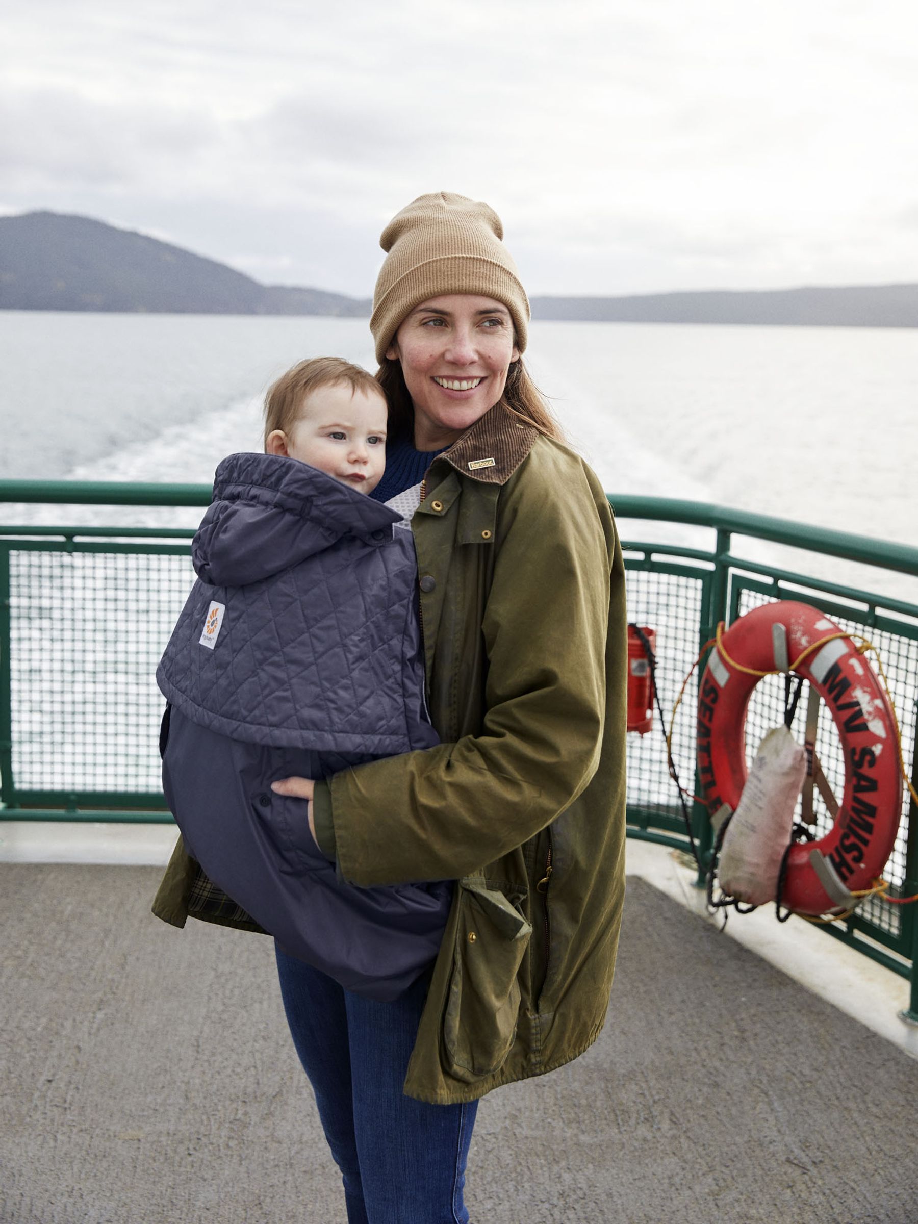 Black Ergobaby All Weather Carrier Cover - Image 4 of 8
