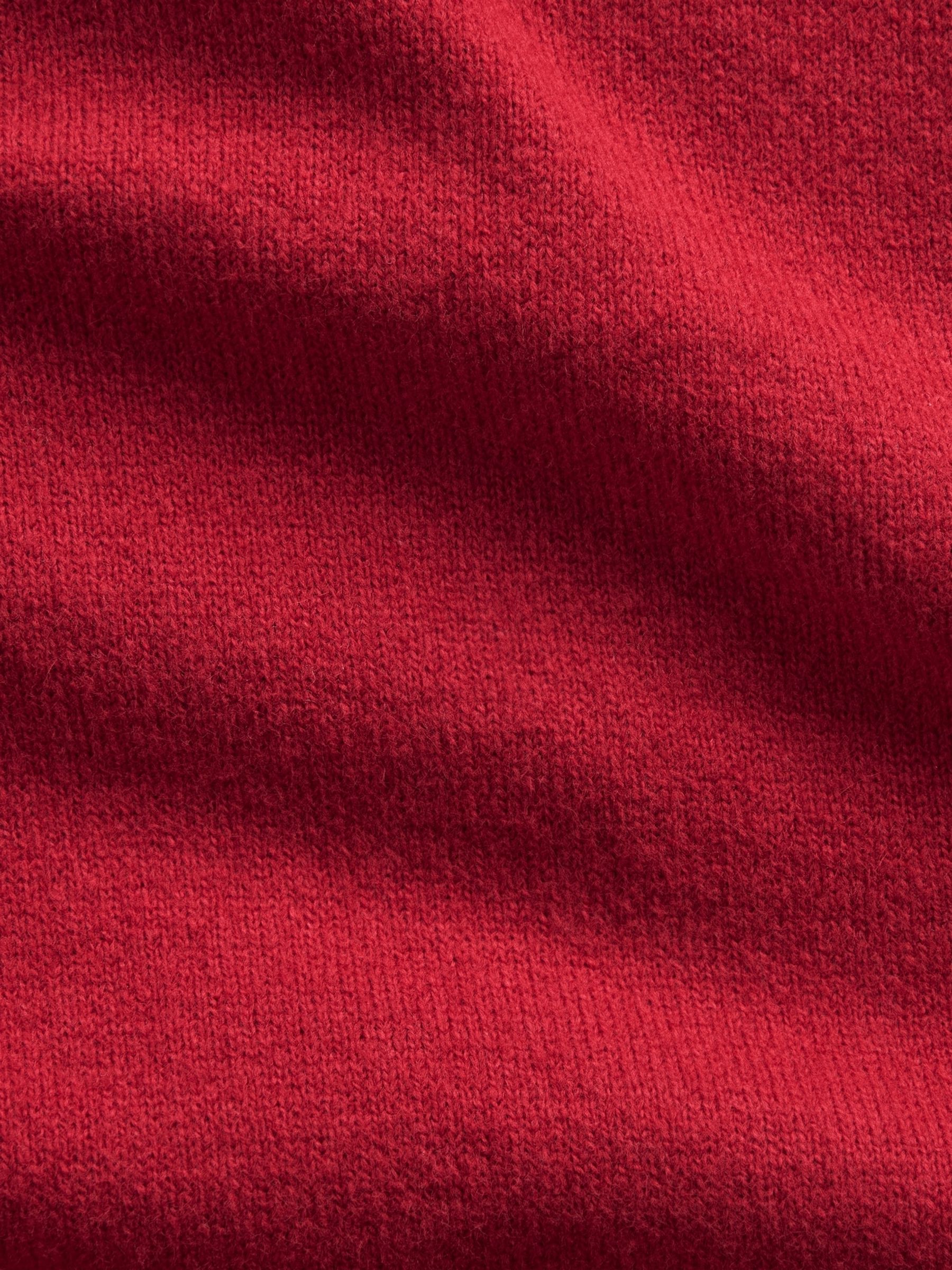 Red CashSoft Crew Jumper - Image 4 of 4