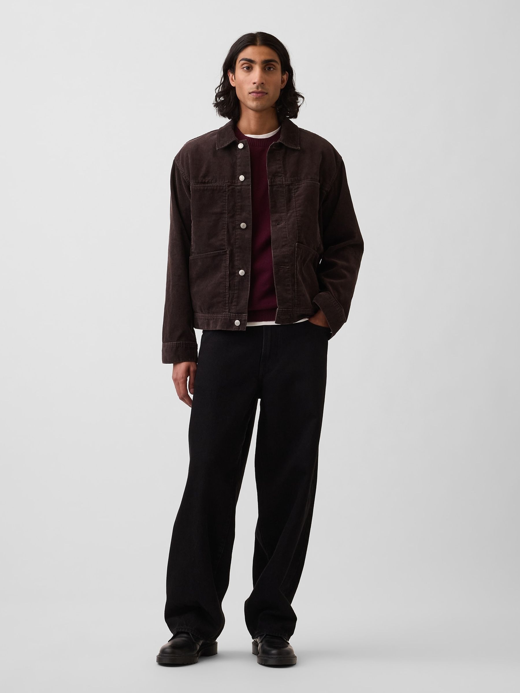 Burgundy Red CashSoft Crew Jumper - Image 3 of 4