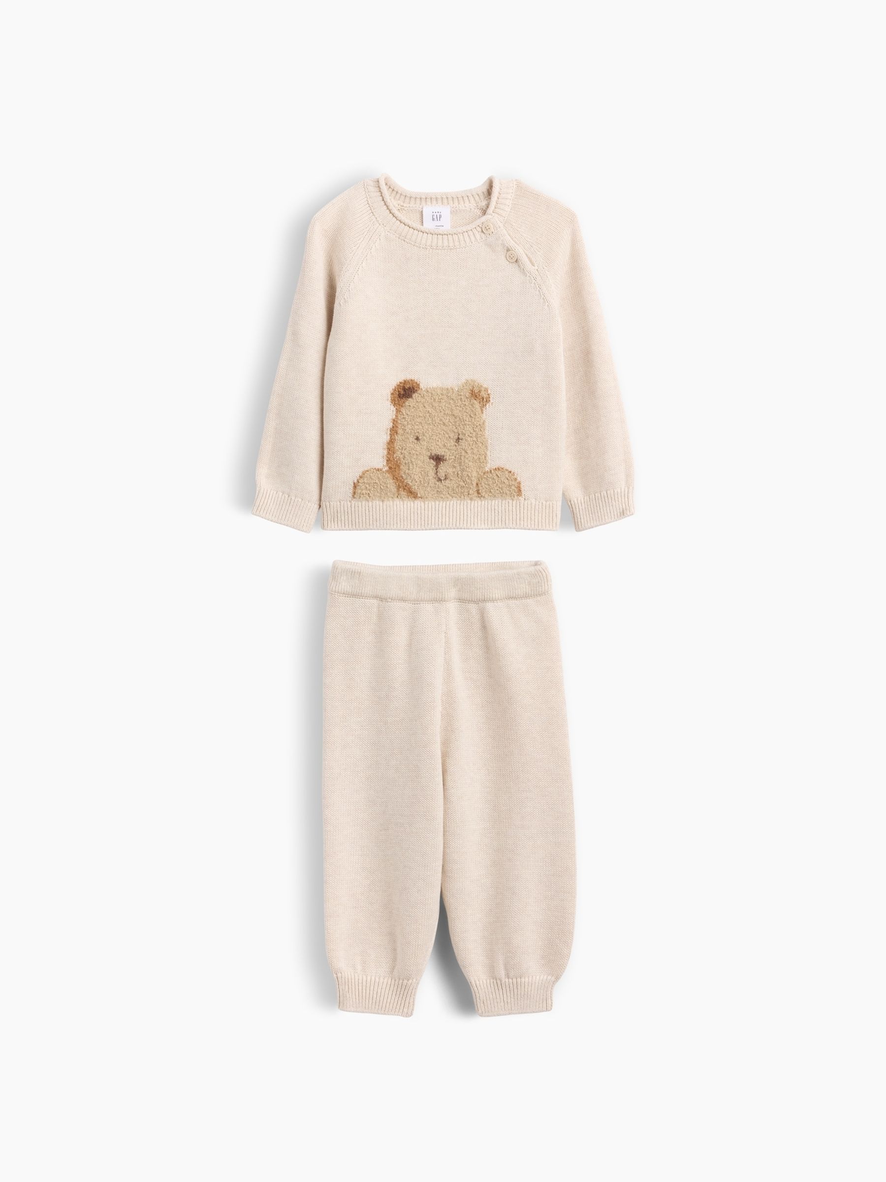 Cream Brannan Bear Jumper & Leggings Set - Image 1 of 3