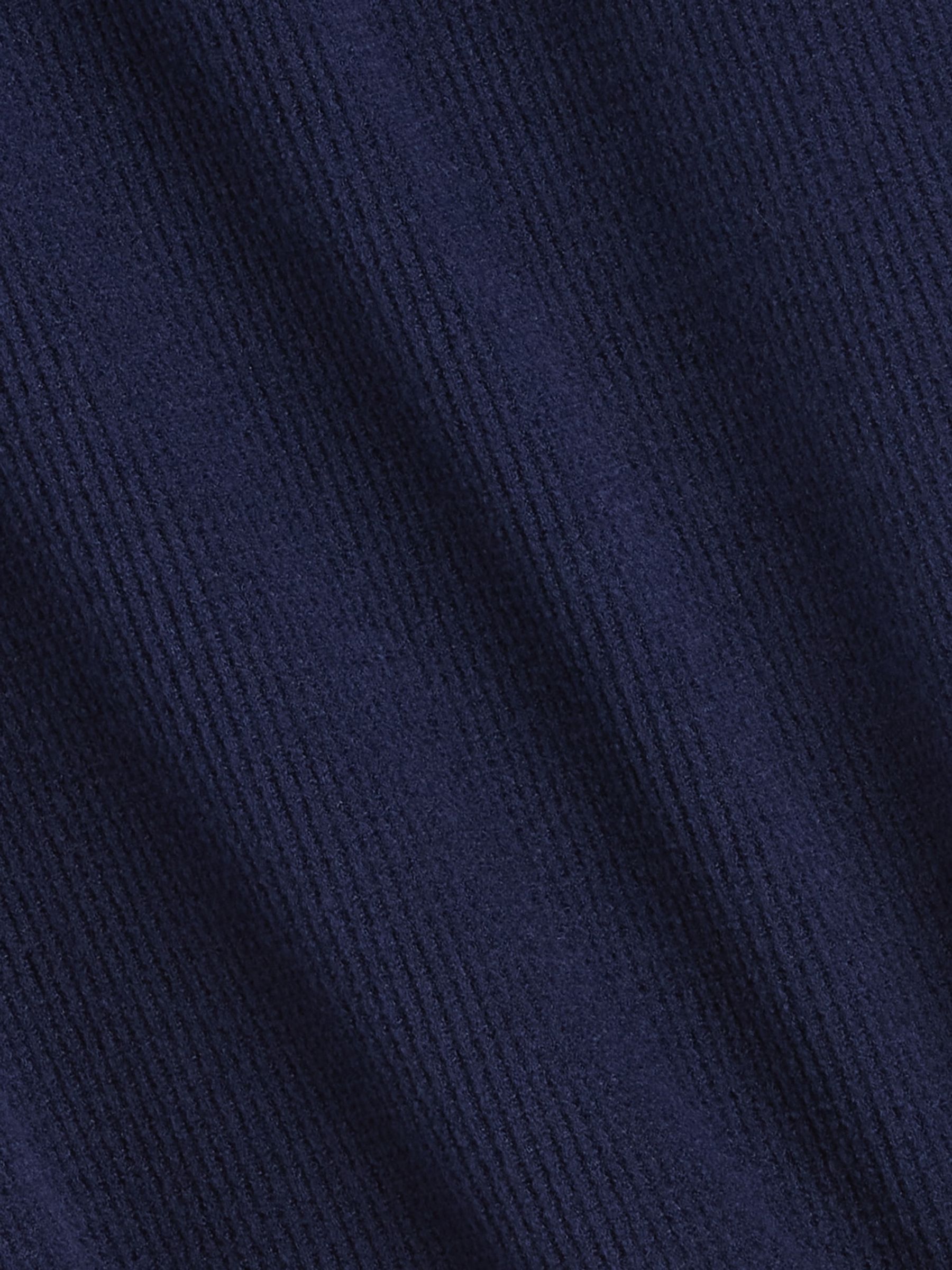 Navy Cosy Waffle Knit Long Sleeve T-Shirt - Image 3 of 3