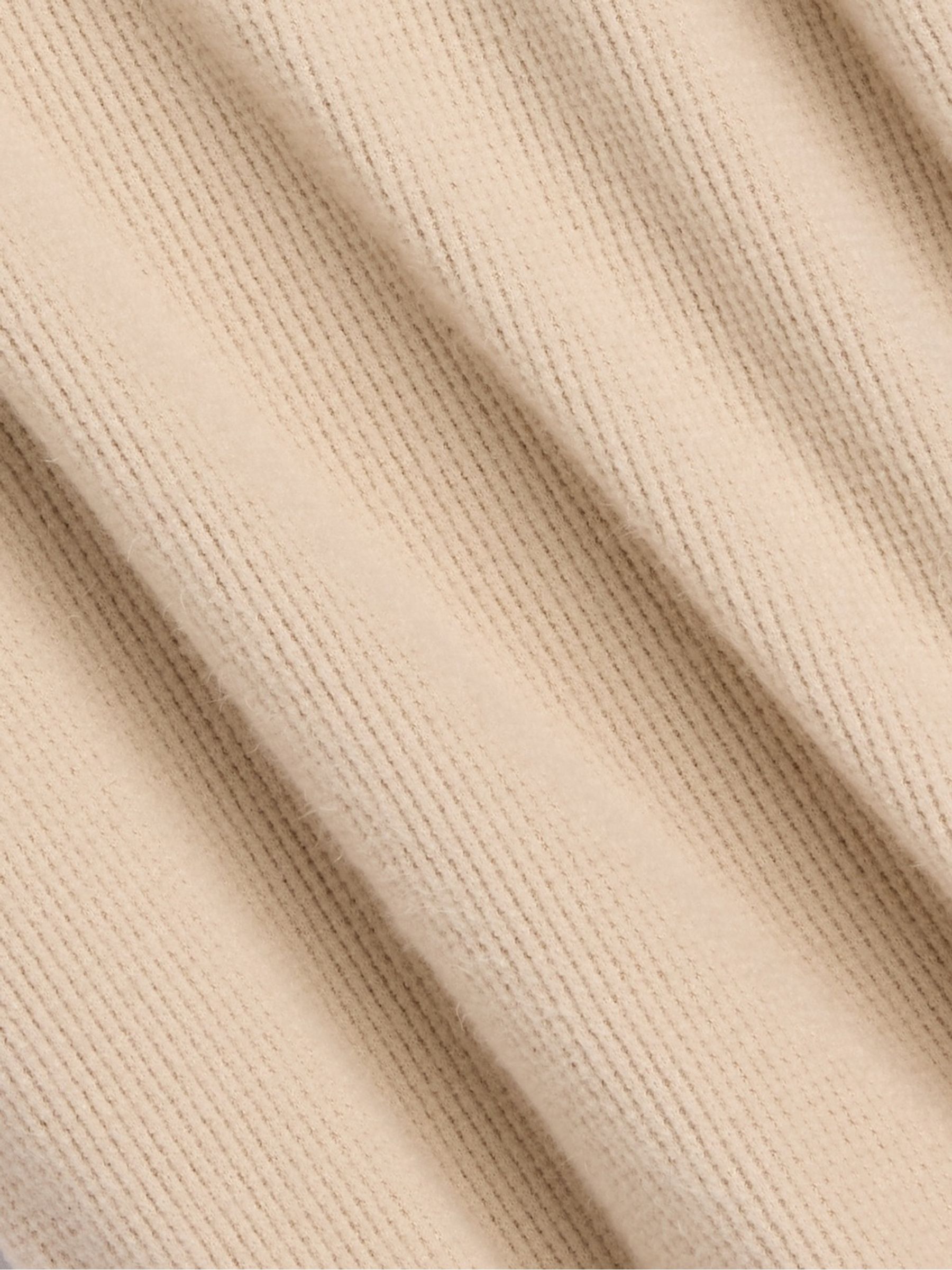 Beige Cosy Waffle Knit Long Sleeve T-Shirt - Image 3 of 3