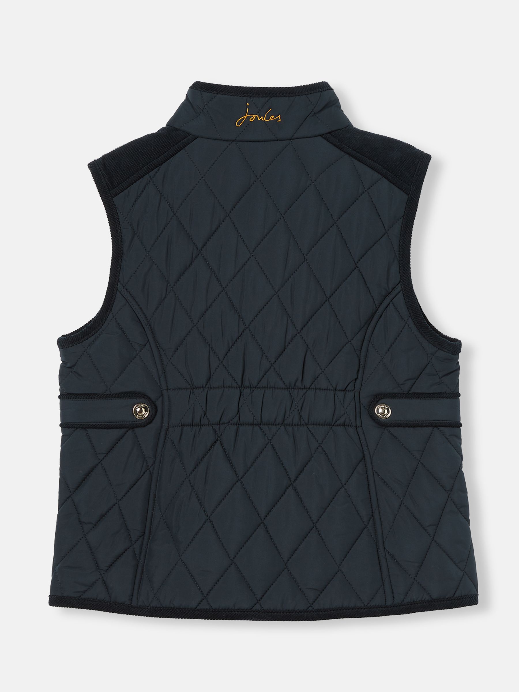 Bridgefield Navy Blue Diamond Quilted Gilet - Image 2 of 5