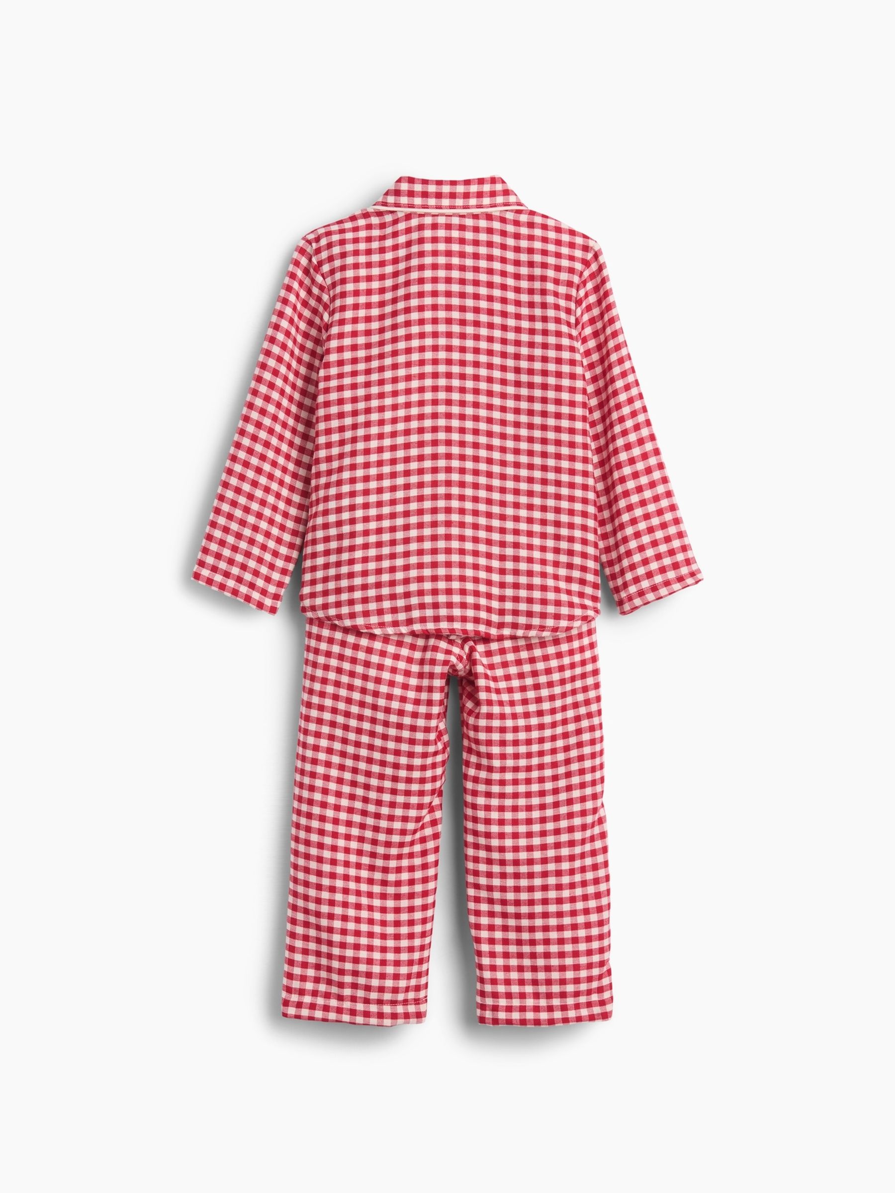 Red Gingham Flannel Pyjamas Set - Image 4 of 4
