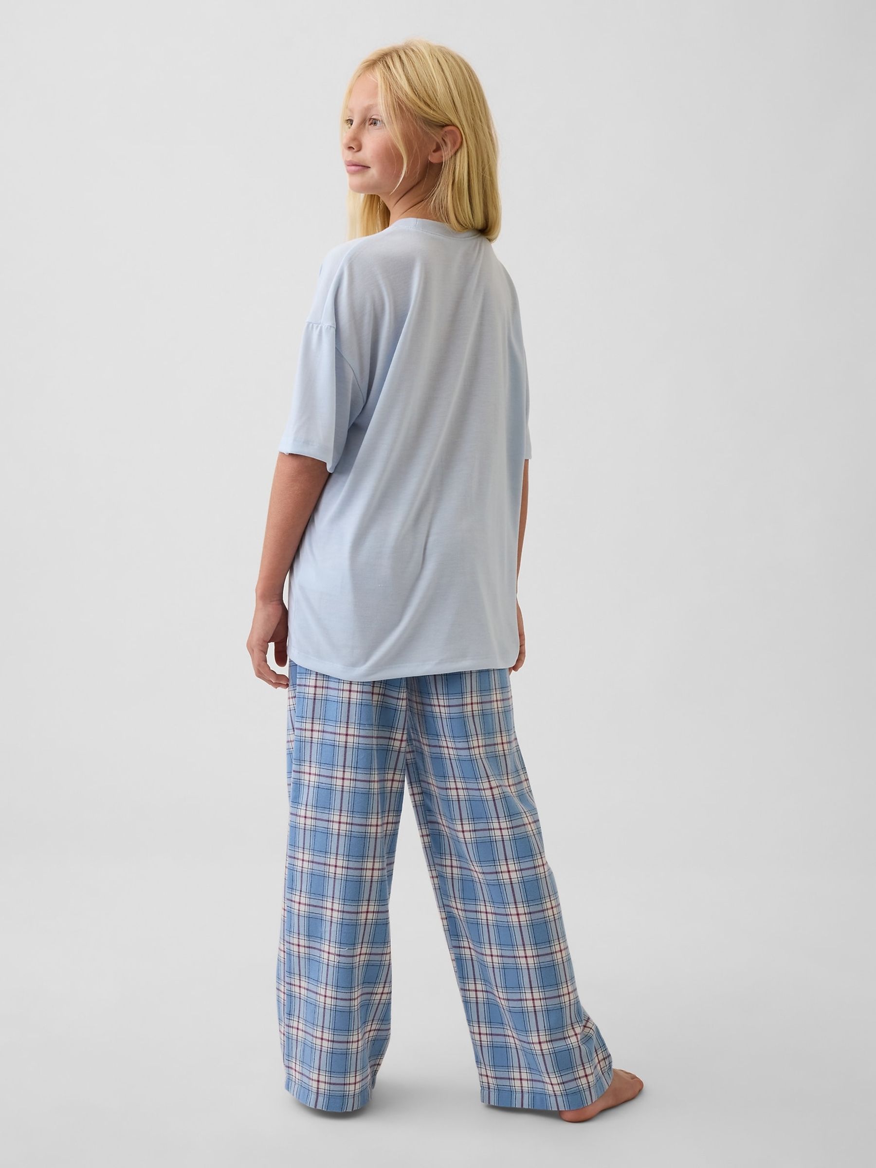 Blue Cat Oversized Pyjamas Set - Image 2 of 4 Blue Cat Oversized Pyjamas Set - Image 2 of 4