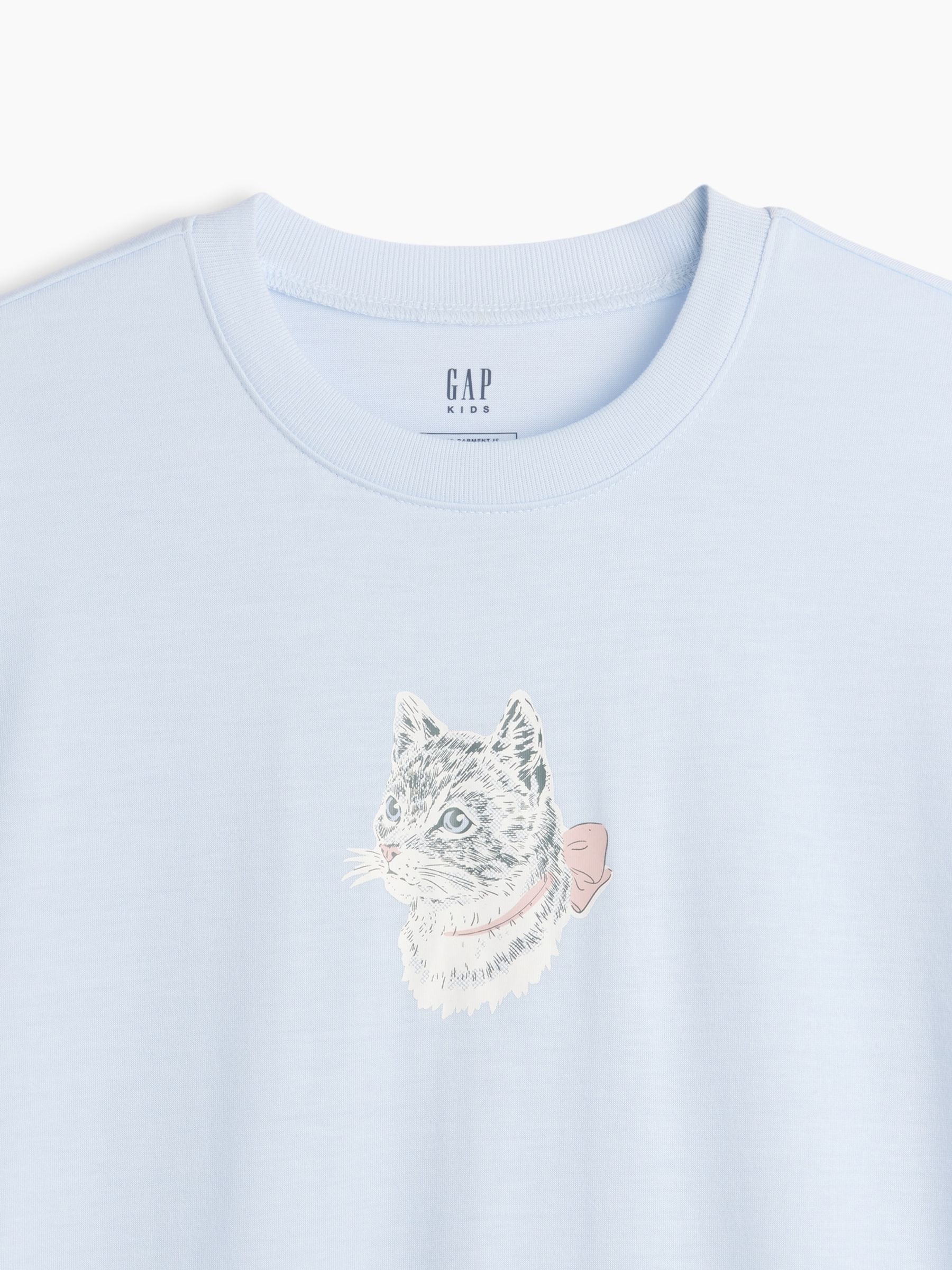 Blue Cat Oversized Pyjamas Set - Image 4 of 4 Blue Cat Oversized Pyjamas Set - Image 4 of 4