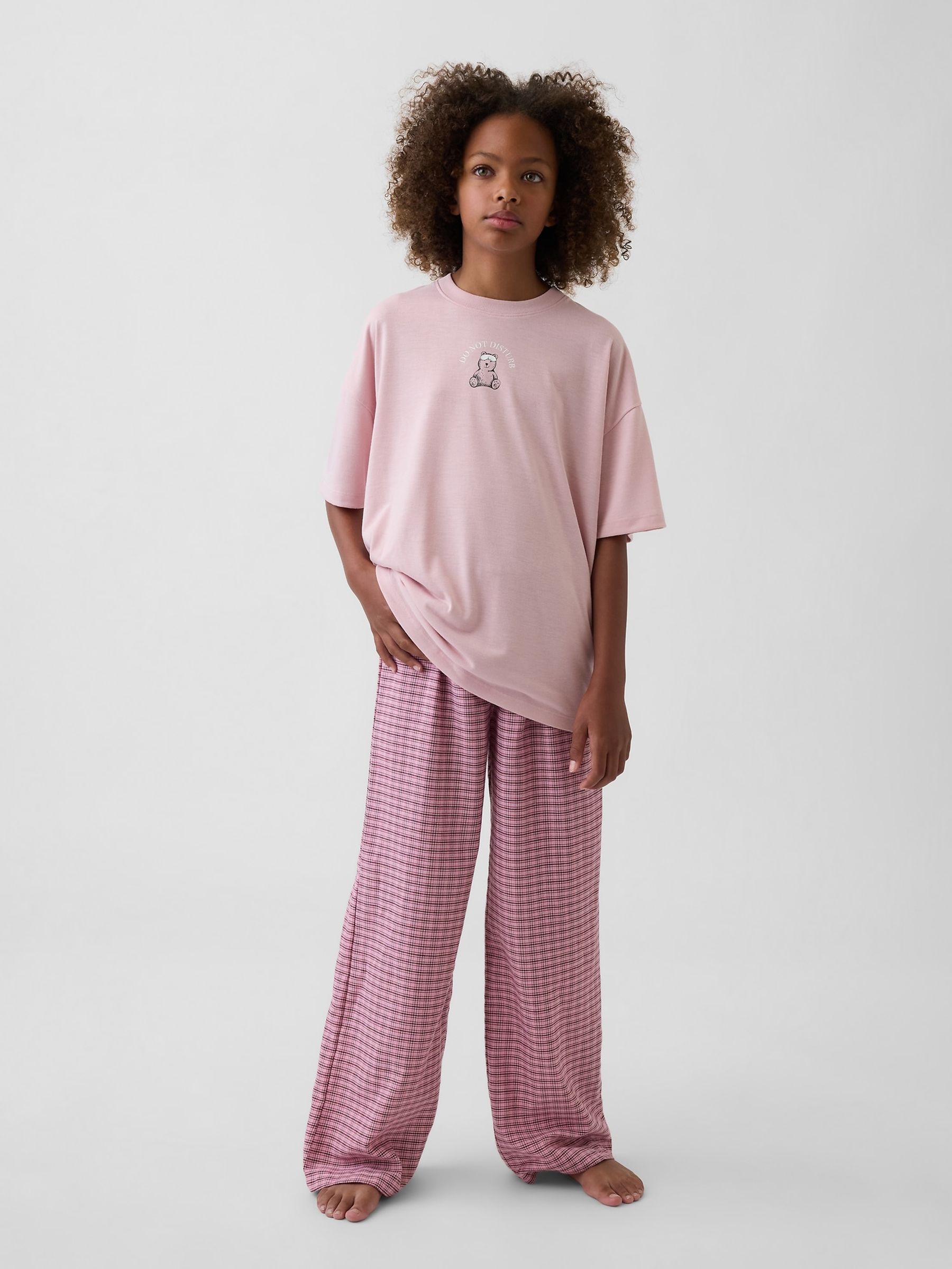 Pink Brannan Bear Oversized Pyjamas Set - Image 1 of 4
